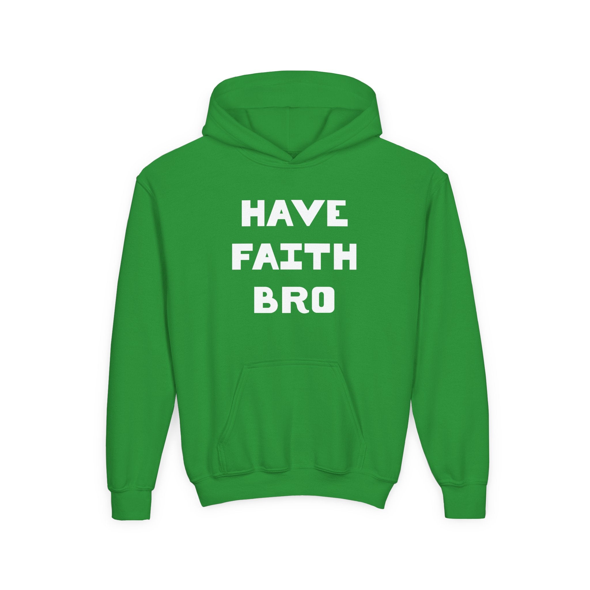 Faith Based Youth Hoodie - Have Faith Bro | Kids clothes by atgodanddesigns