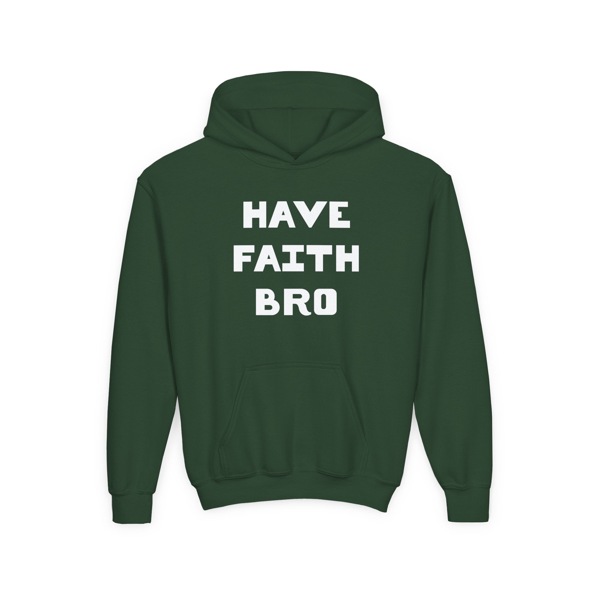 Faith Based Youth Hoodie - Have Faith Bro | Kids clothes by atgodanddesigns
