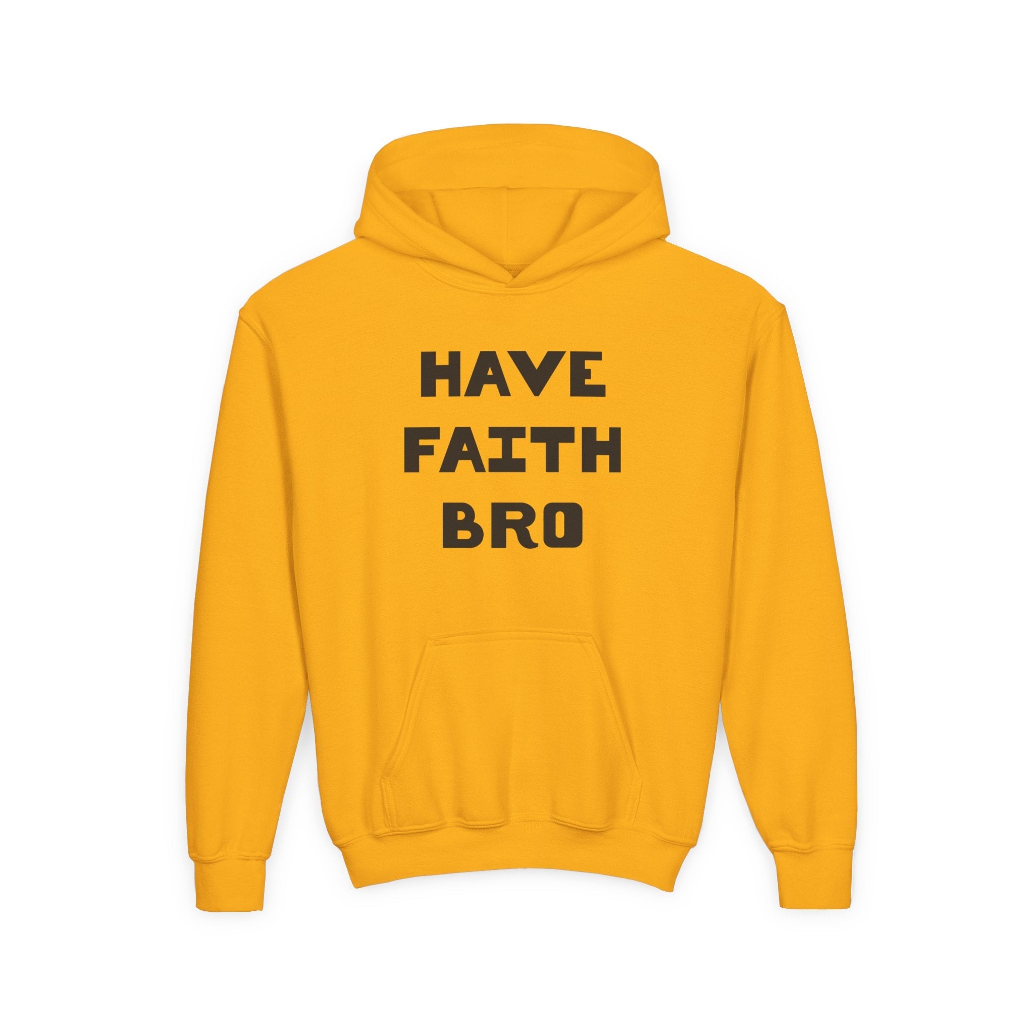Faith Based Youth Hoodie - Have Faith Bro | Kids clothes by atgodanddesigns