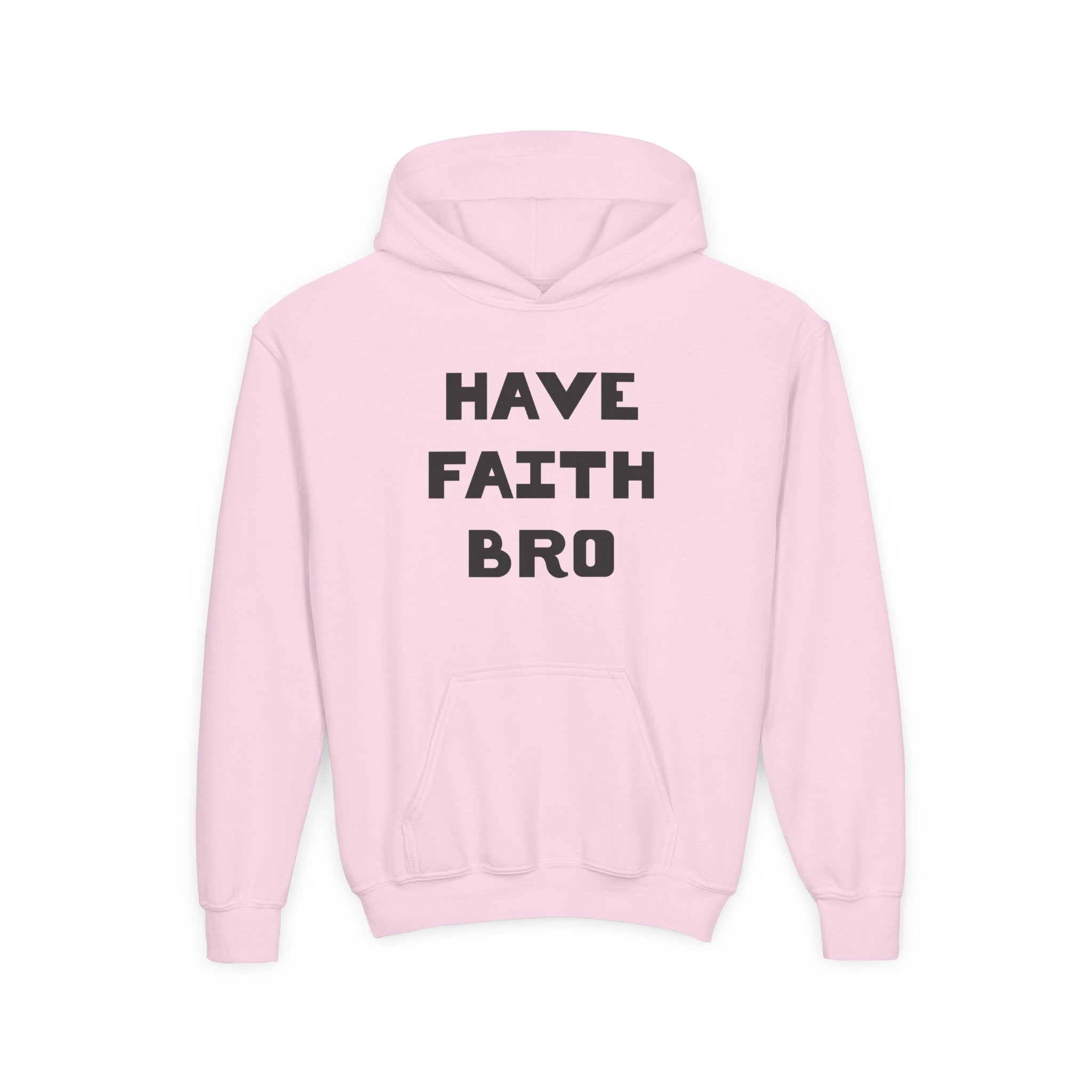 Faith Based Youth Hoodie - Have Faith Bro | Kids clothes by atgodanddesigns