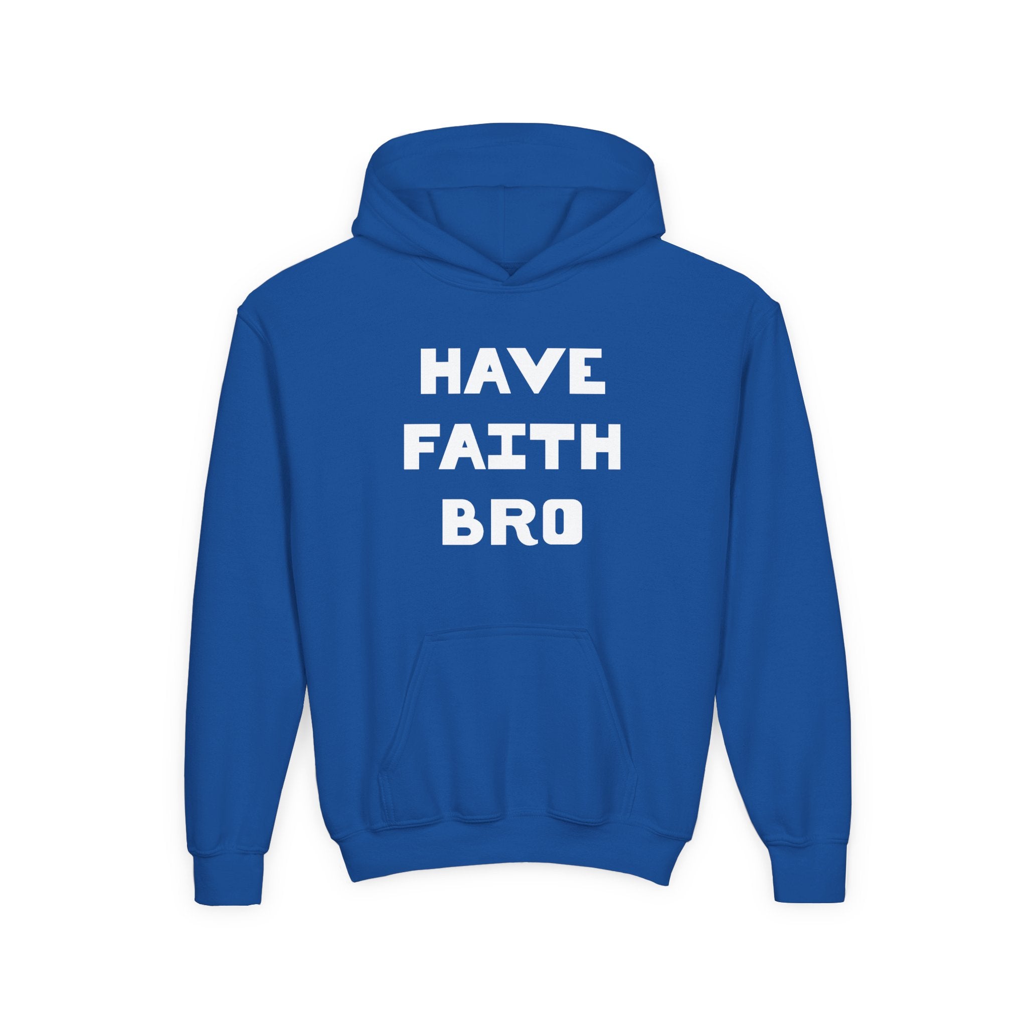 Faith Based Youth Hoodie - Have Faith Bro | Kids clothes by atgodanddesigns