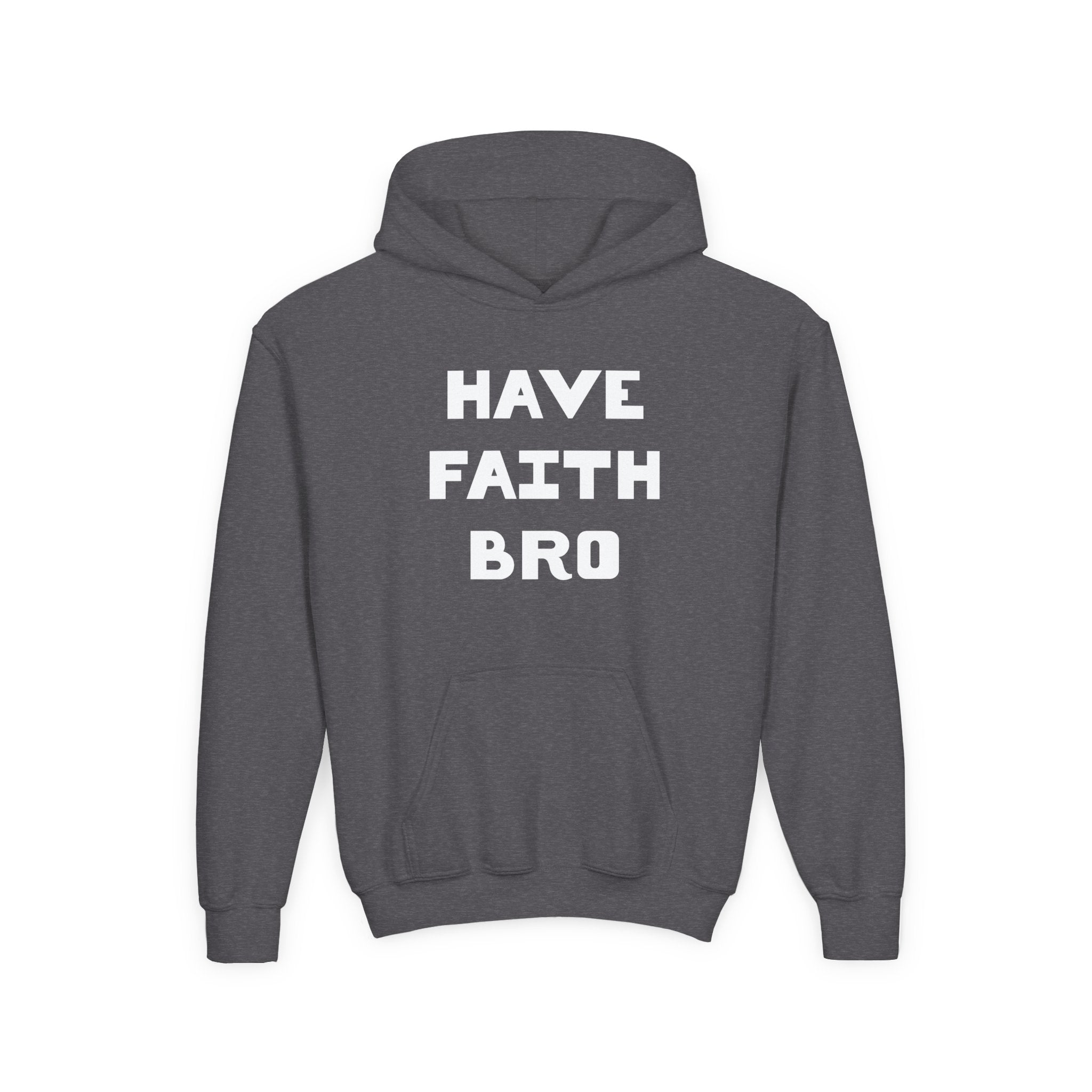 Faith Based Youth Hoodie - Have Faith Bro | Kids clothes by atgodanddesigns