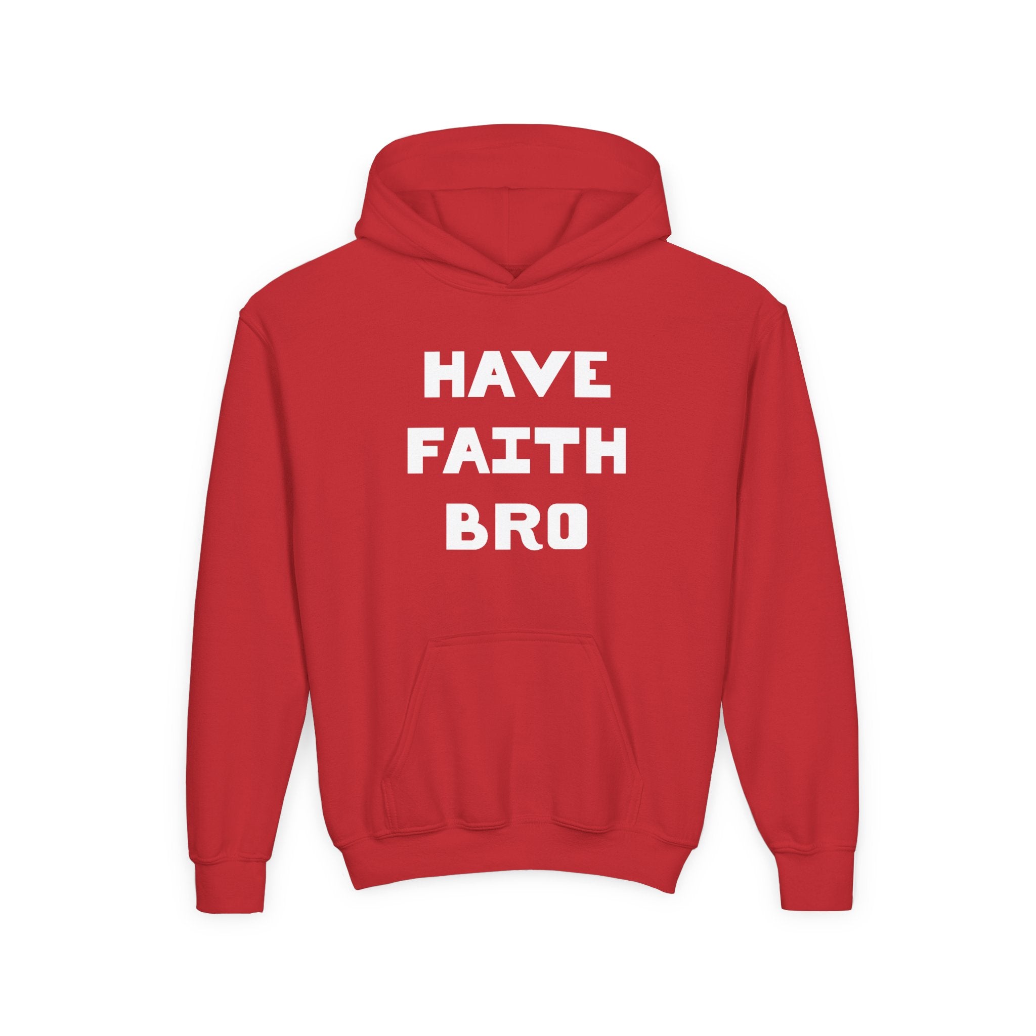 Faith Based Youth Hoodie - Have Faith Bro | Kids clothes by atgodanddesigns