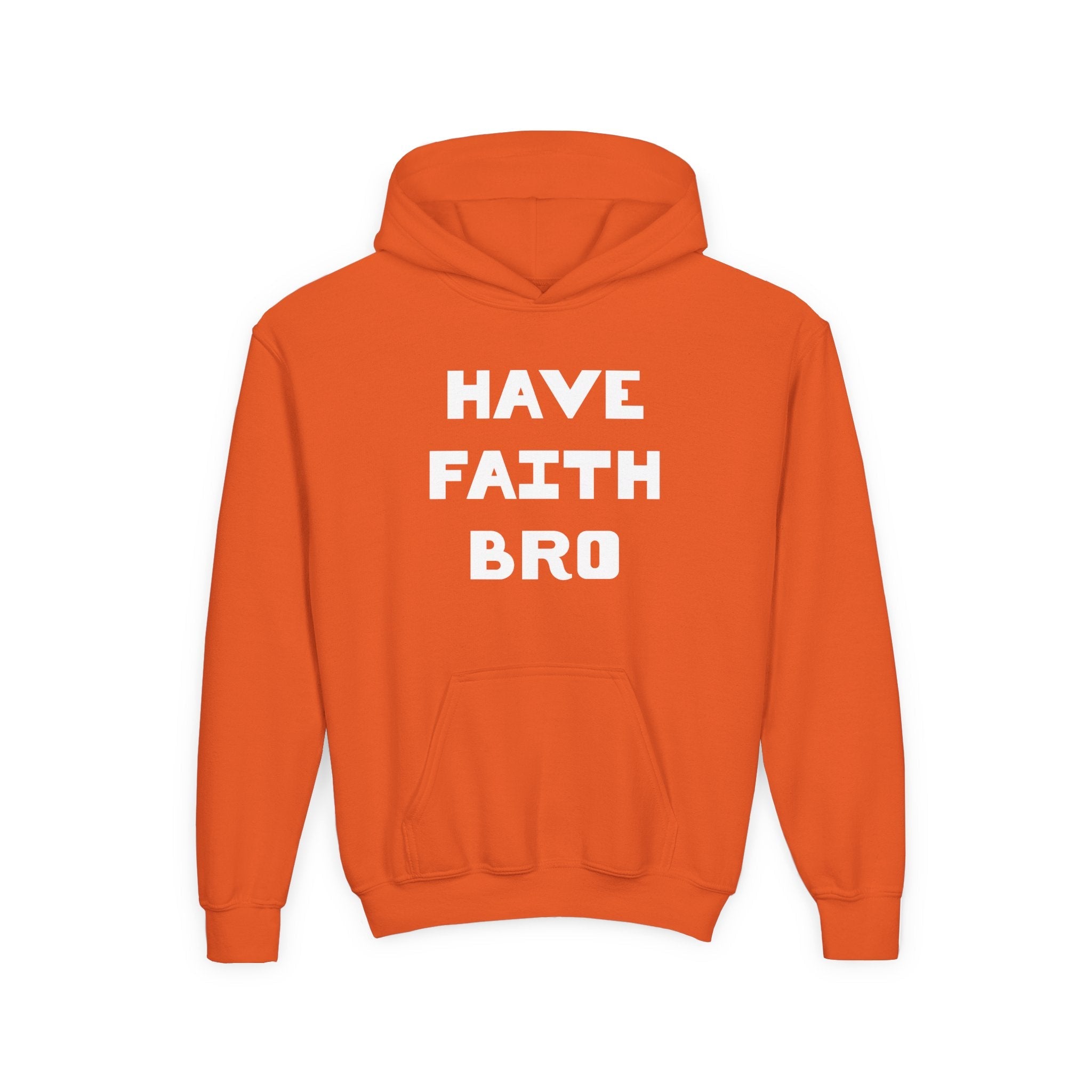 Faith Based Youth Hoodie - Have Faith Bro | Kids clothes by atgodanddesigns