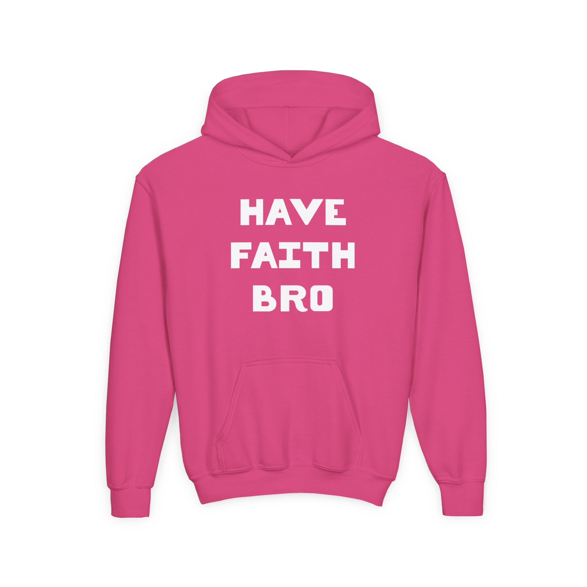 Faith Based Youth Hoodie - Have Faith Bro | Kids clothes by atgodanddesigns