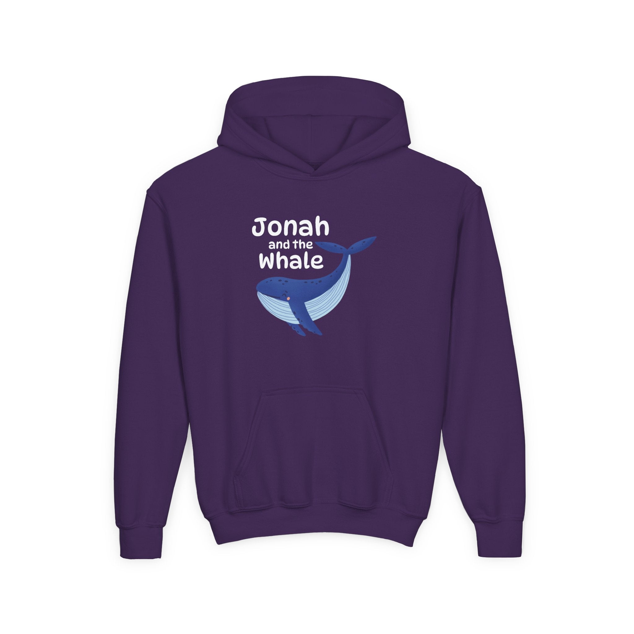 Faith Based Youth Hoodie - Jonah And The Whale | Kids clothes by atgodanddesigns