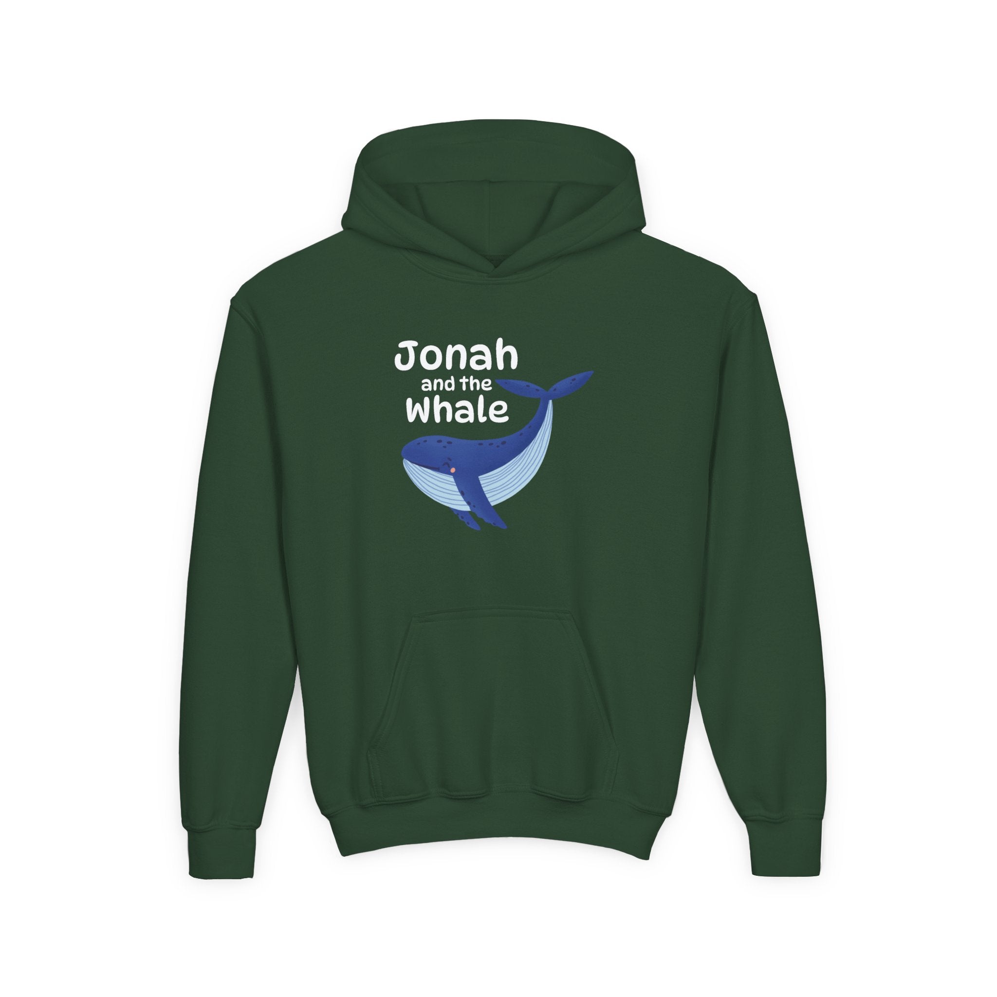 Faith Based Youth Hoodie - Jonah And The Whale | Kids clothes by atgodanddesigns