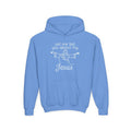 Faith Based Youth Hoodie - Let Me Tell You About My Jesus | Kids clothes by atgodanddesigns
