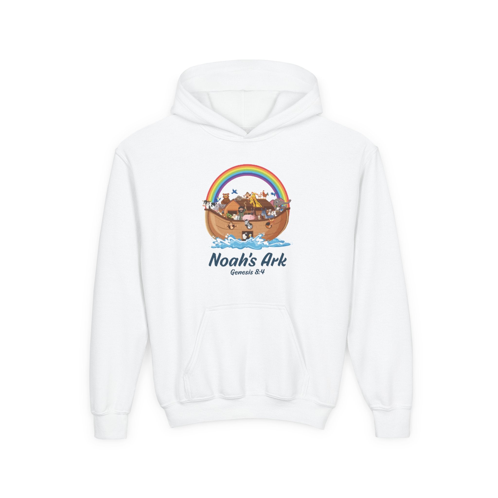 Faith Based Youth Hoodie - Noah's Arch | Kids clothes by atgodanddesigns