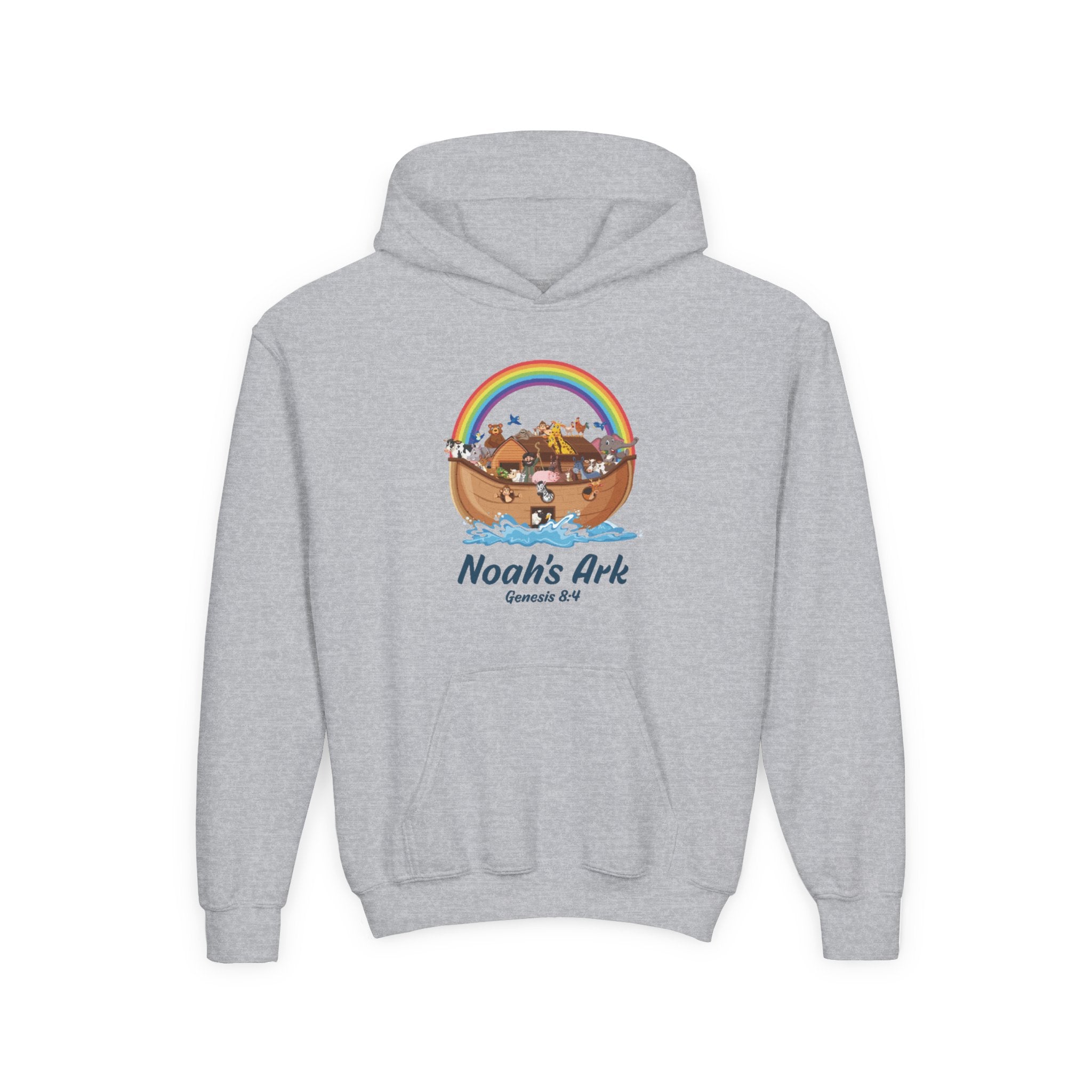Faith Based Youth Hoodie - Noah's Arch | Kids clothes by atgodanddesigns