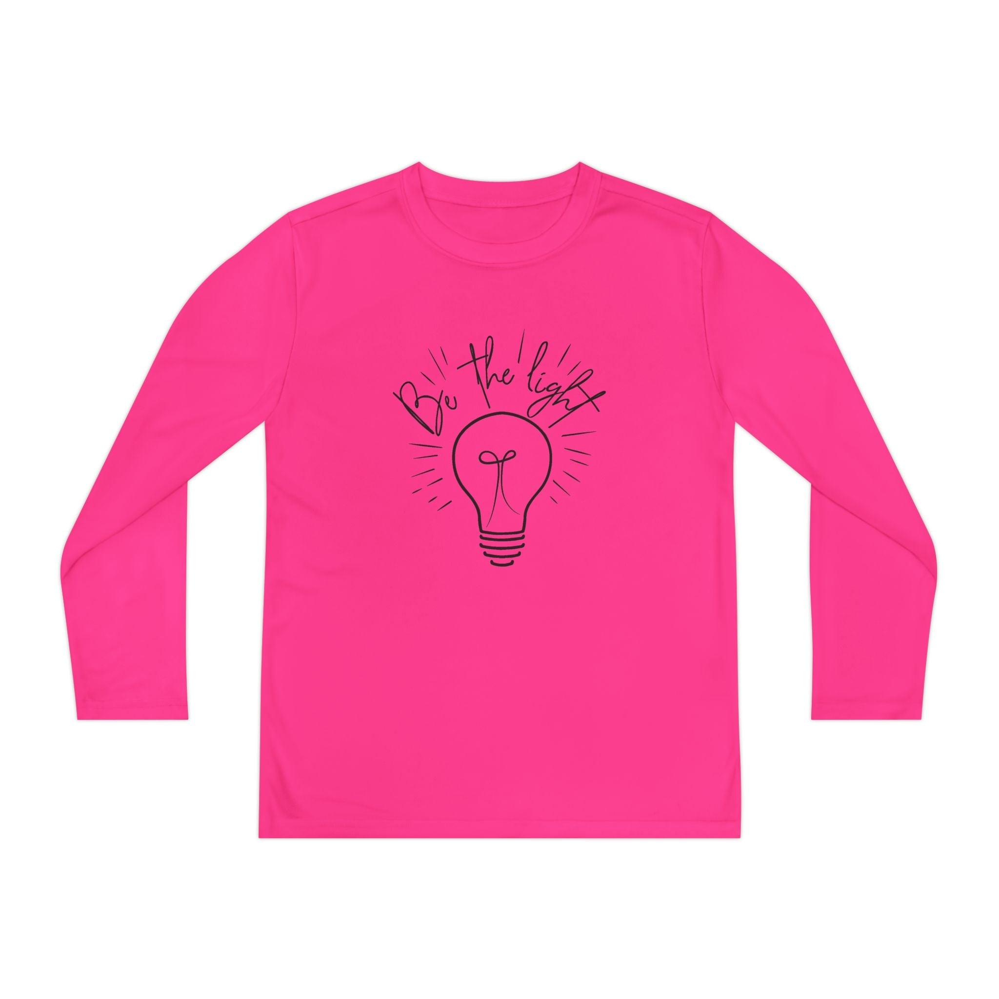 Faith Based Youth Long Sleeve T-Shirt - Be The Light | Kids clothes by atgodanddesigns