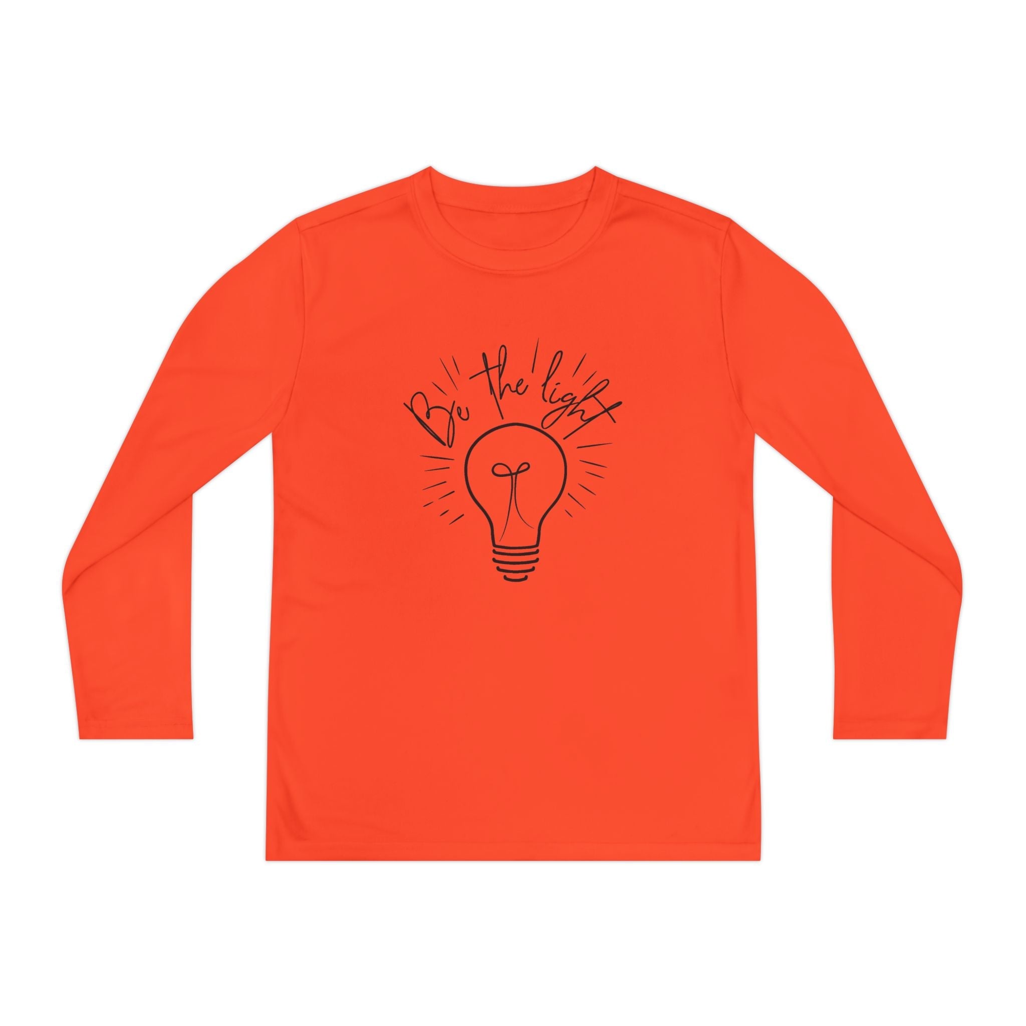 Faith Based Youth Long Sleeve T-Shirt - Be The Light | Kids clothes by atgodanddesigns