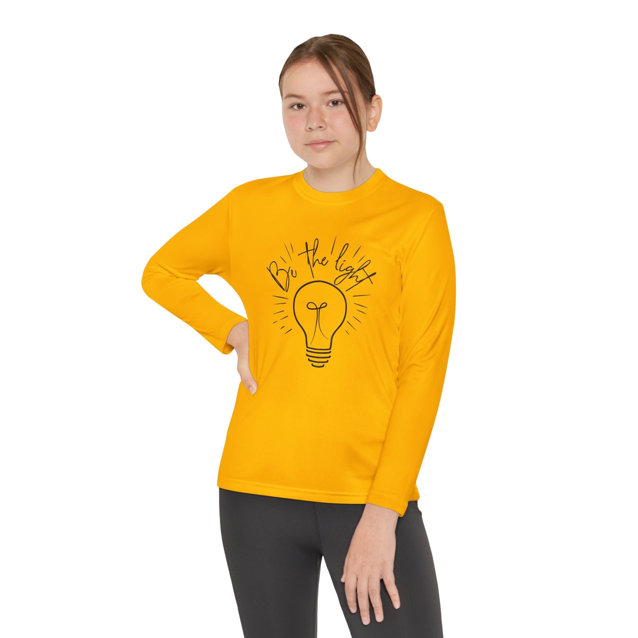 Faith Based Youth Long Sleeve T-Shirt - Be The Light | Kids clothes by atgodanddesigns