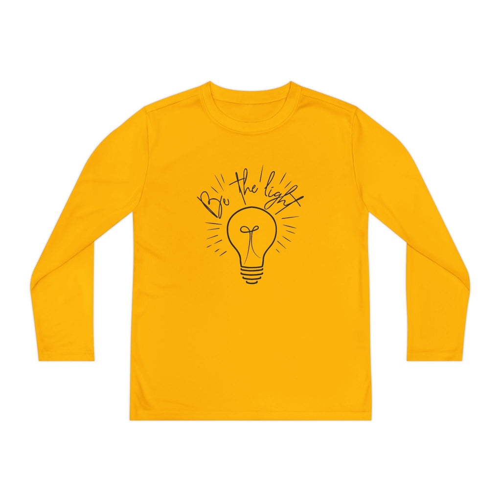 Faith Based Youth Long Sleeve T-Shirt - Be The Light | Kids clothes by atgodanddesigns