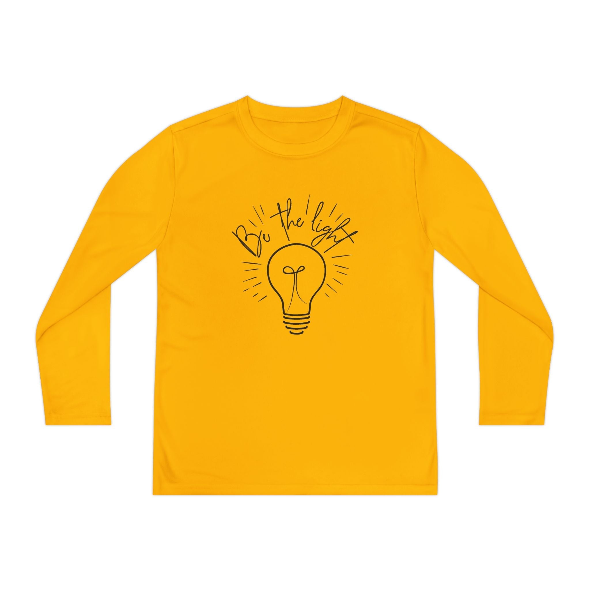 Faith Based Youth Long Sleeve T-Shirt - Be The Light | Kids clothes by atgodanddesigns