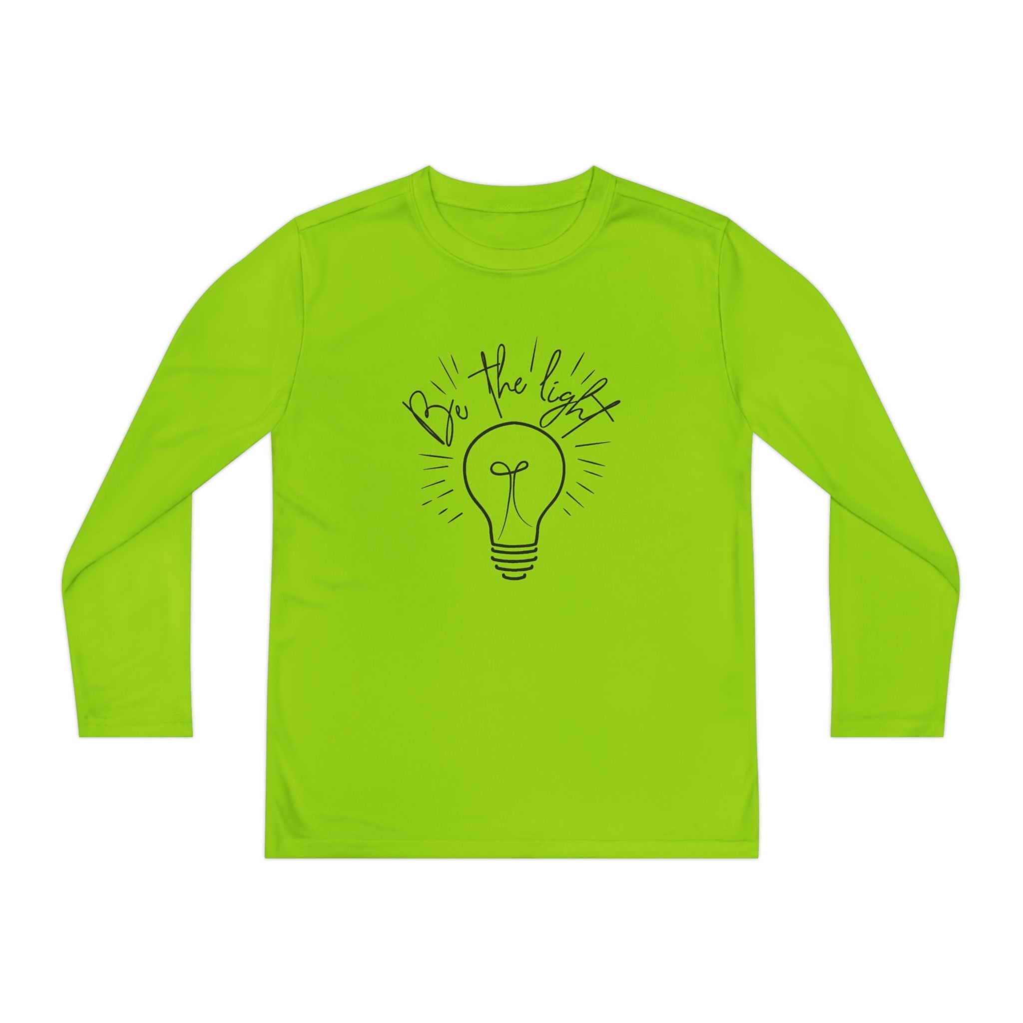 Faith Based Youth Long Sleeve T-Shirt - Be The Light | Kids clothes by atgodanddesigns