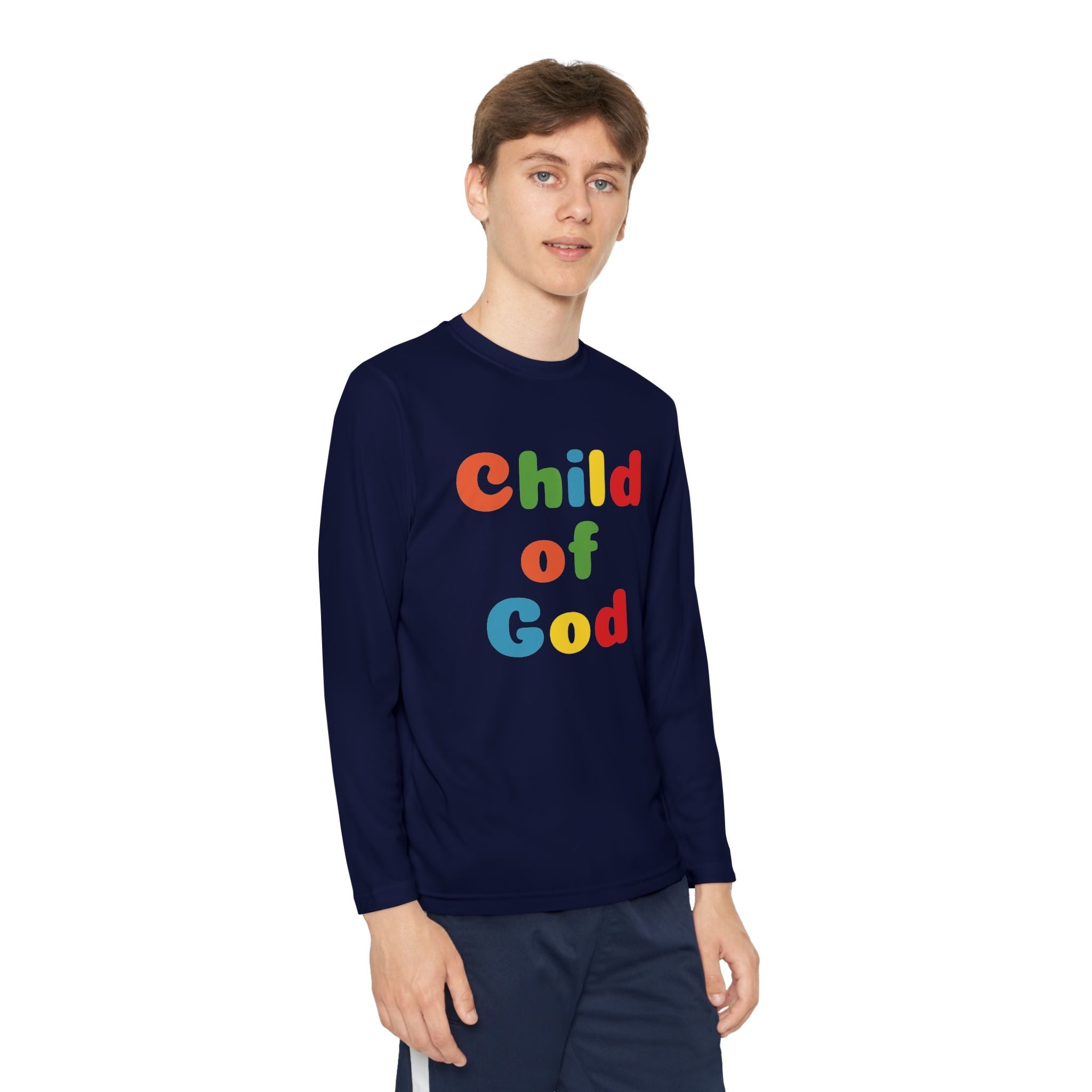 Faith Based Youth Long Sleeve T-Shirt - Child Of God | Kids clothes by atgodanddesigns