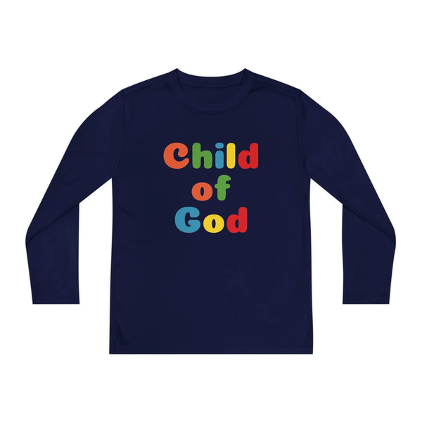 Faith Based Youth Long Sleeve T-Shirt - Child Of God | Kids clothes by atgodanddesigns
