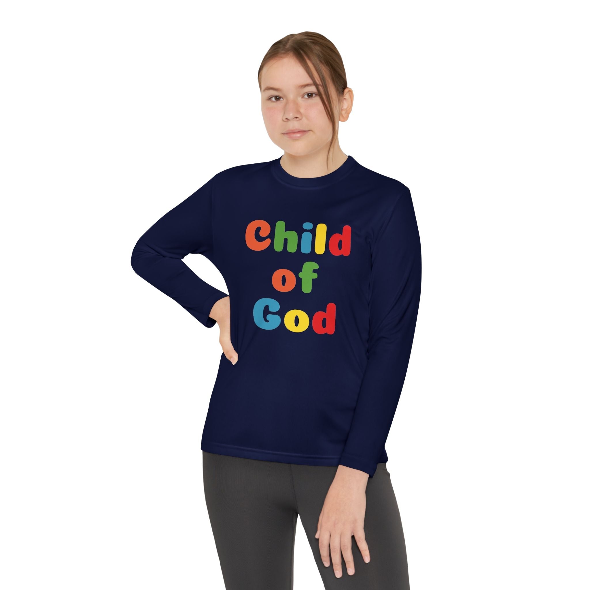 Faith Based Youth Long Sleeve T-Shirt - Child Of God | Kids clothes by atgodanddesigns
