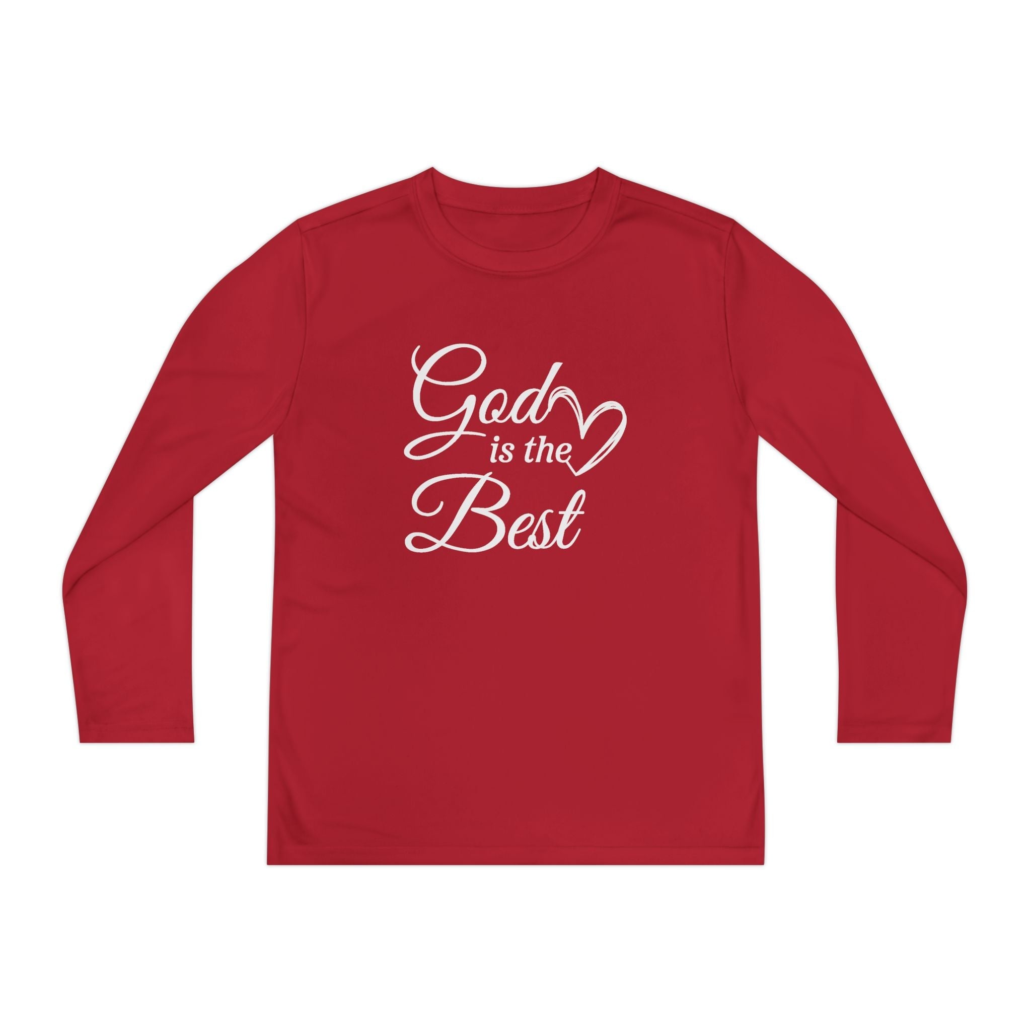Faith Based Youth Long Sleeve T-Shirt - God Is The Best | Kids clothes by atgodanddesigns