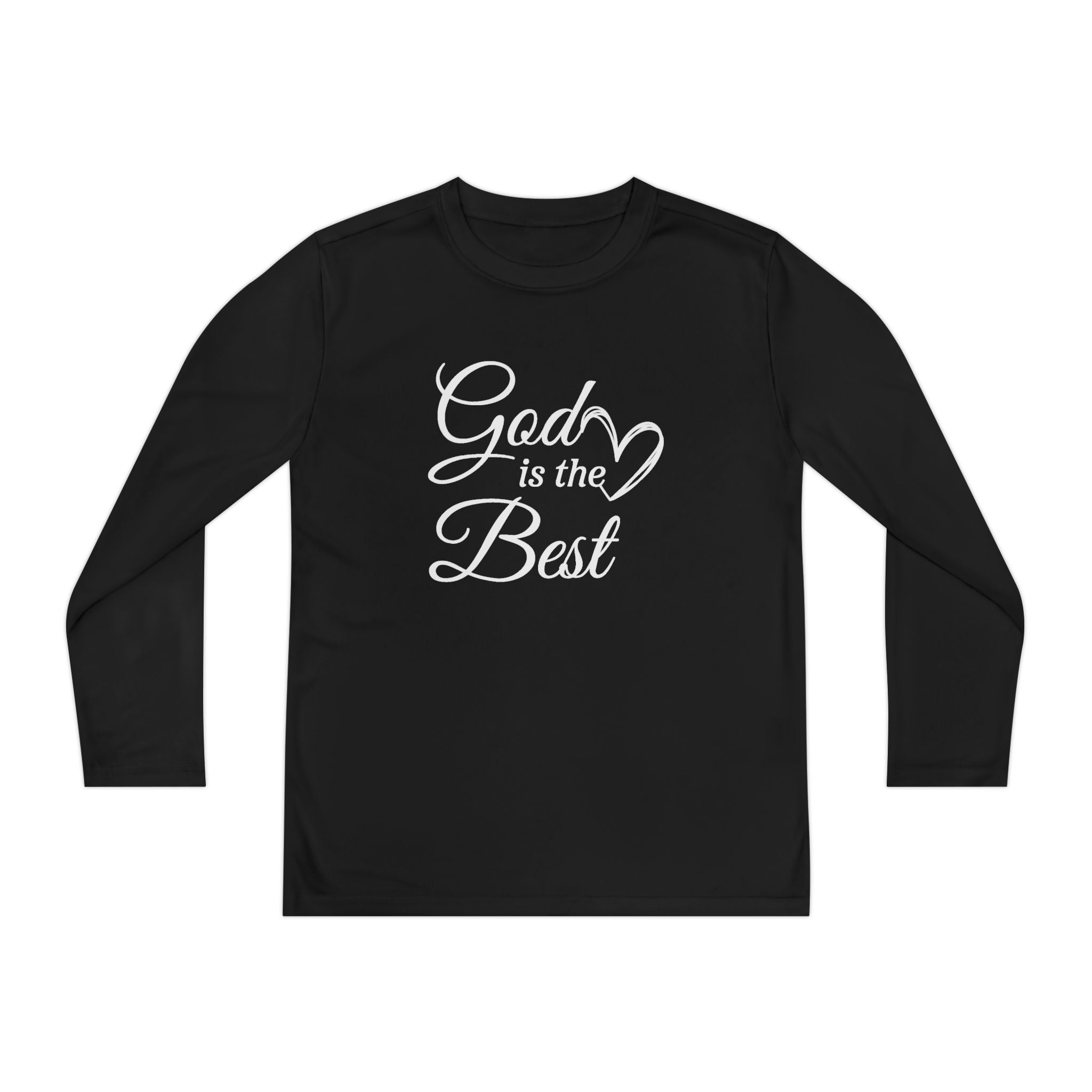 Faith Based Youth Long Sleeve T-Shirt - God Is The Best | Kids clothes by atgodanddesigns