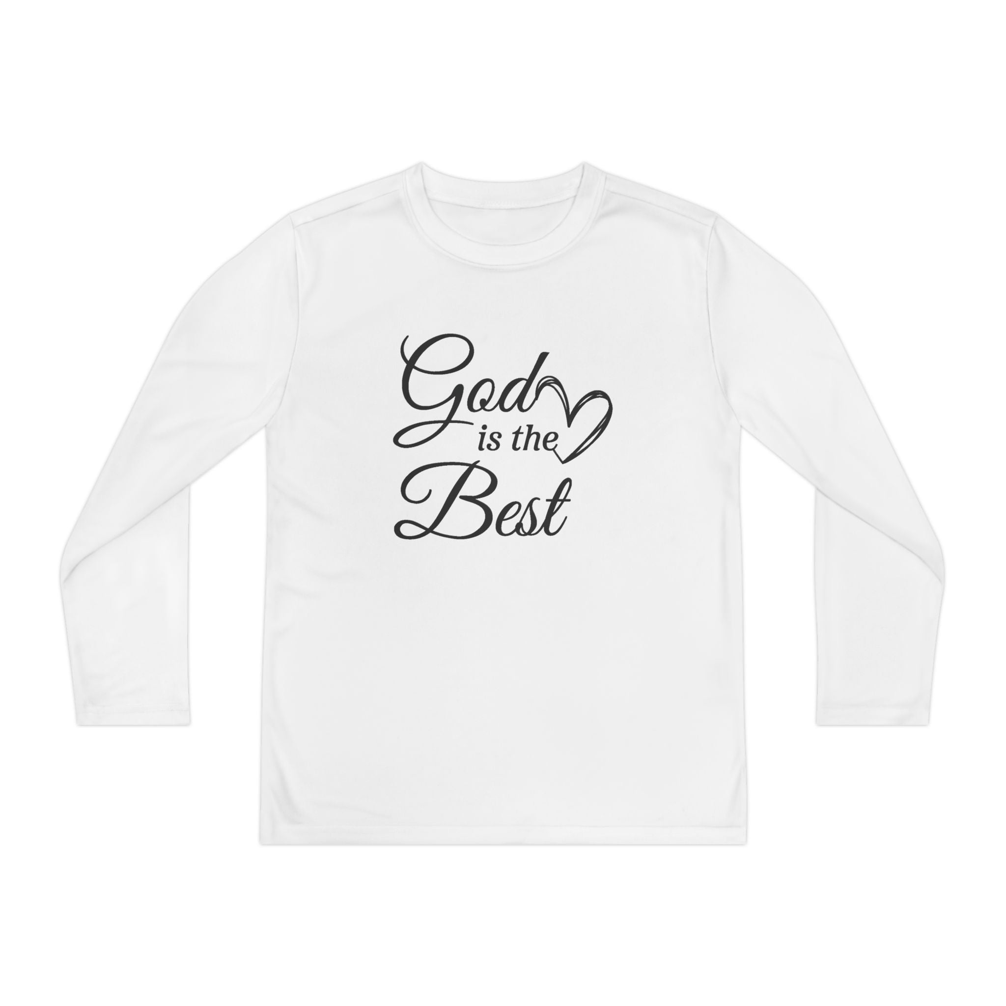 Faith Based Youth Long Sleeve T-Shirt - God Is The Best | Kids clothes by atgodanddesigns