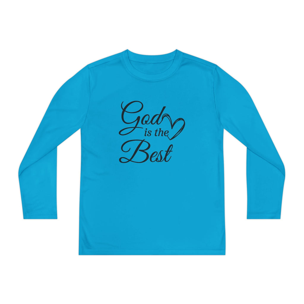 Faith Based Youth Long Sleeve T-Shirt - God Is The Best | Kids clothes by atgodanddesigns