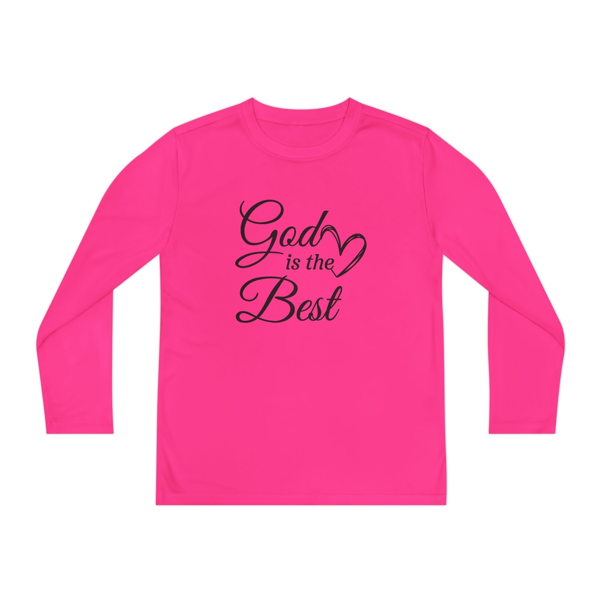 Faith Based Youth Long Sleeve T-Shirt - God Is The Best | Kids clothes by atgodanddesigns