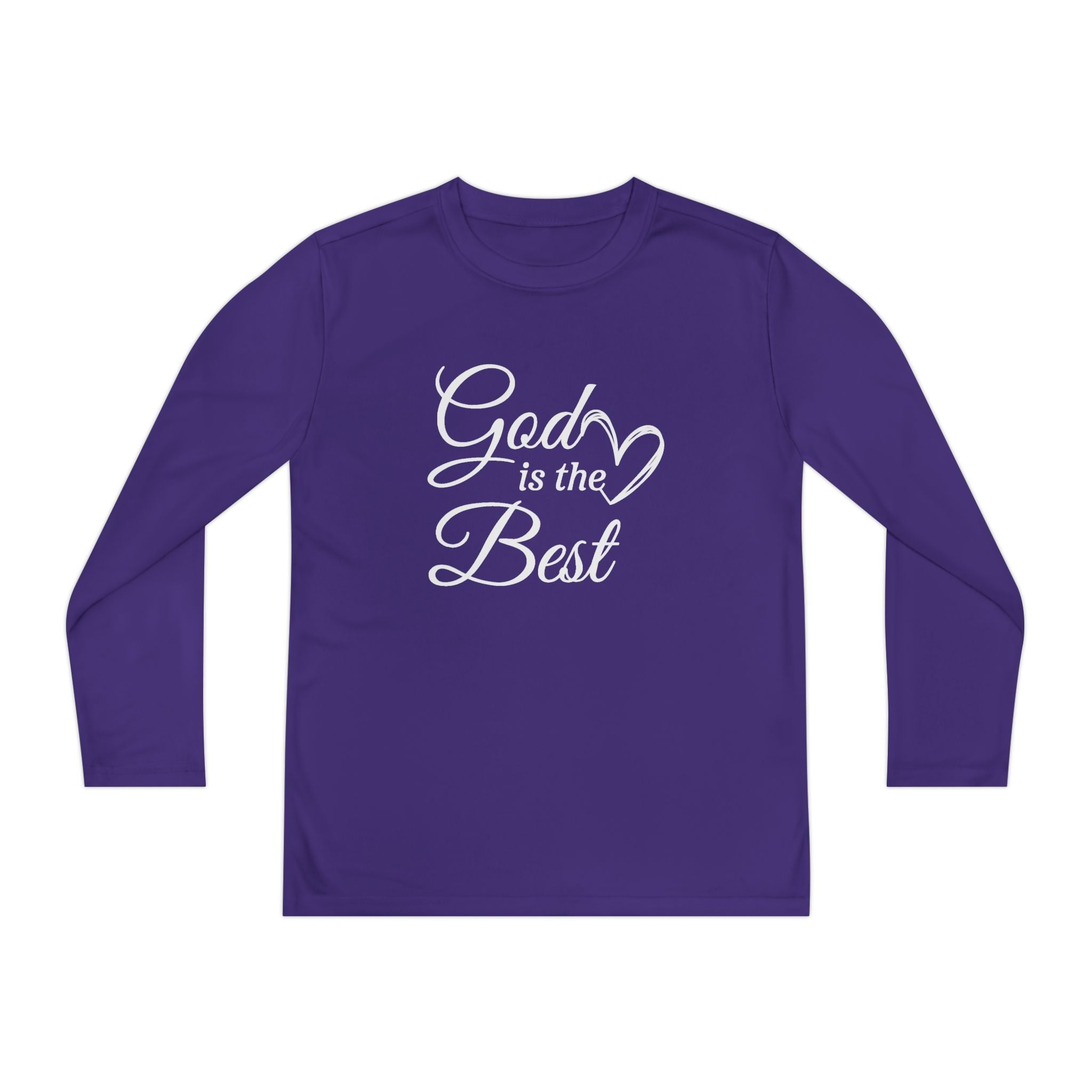 Faith Based Youth Long Sleeve T-Shirt - God Is The Best | Kids clothes by atgodanddesigns