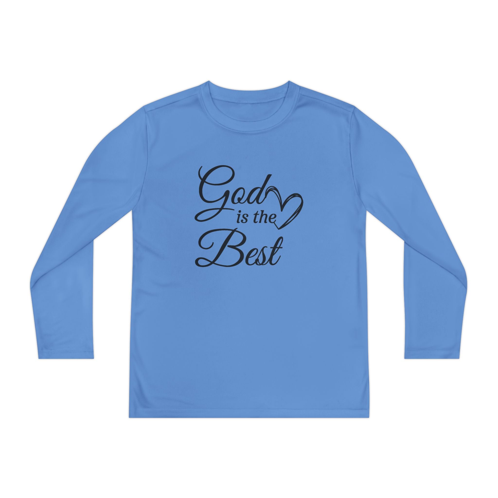 Faith Based Youth Long Sleeve T-Shirt - God Is The Best | Kids clothes by atgodanddesigns