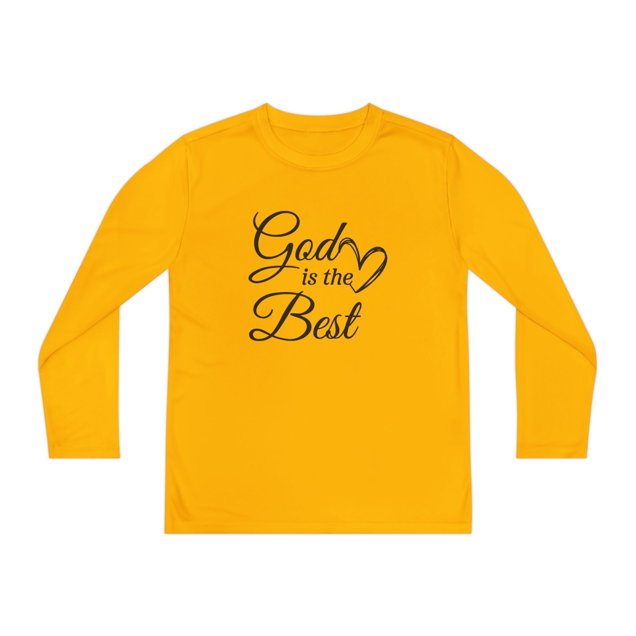 Faith Based Youth Long Sleeve T-Shirt - God Is The Best | Kids clothes by atgodanddesigns