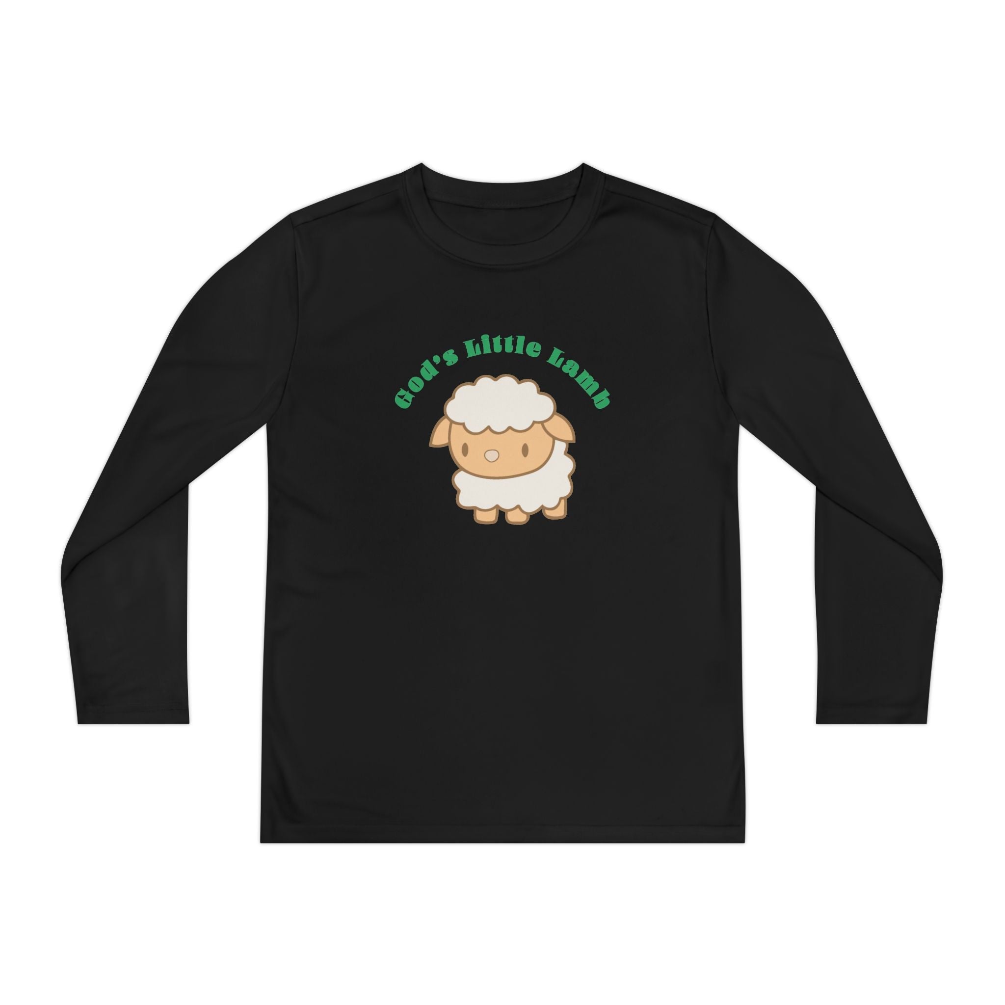 Faith Based Youth Long Sleeve T-Shirt - God's Little Lamb | Kids clothes by atgodanddesigns