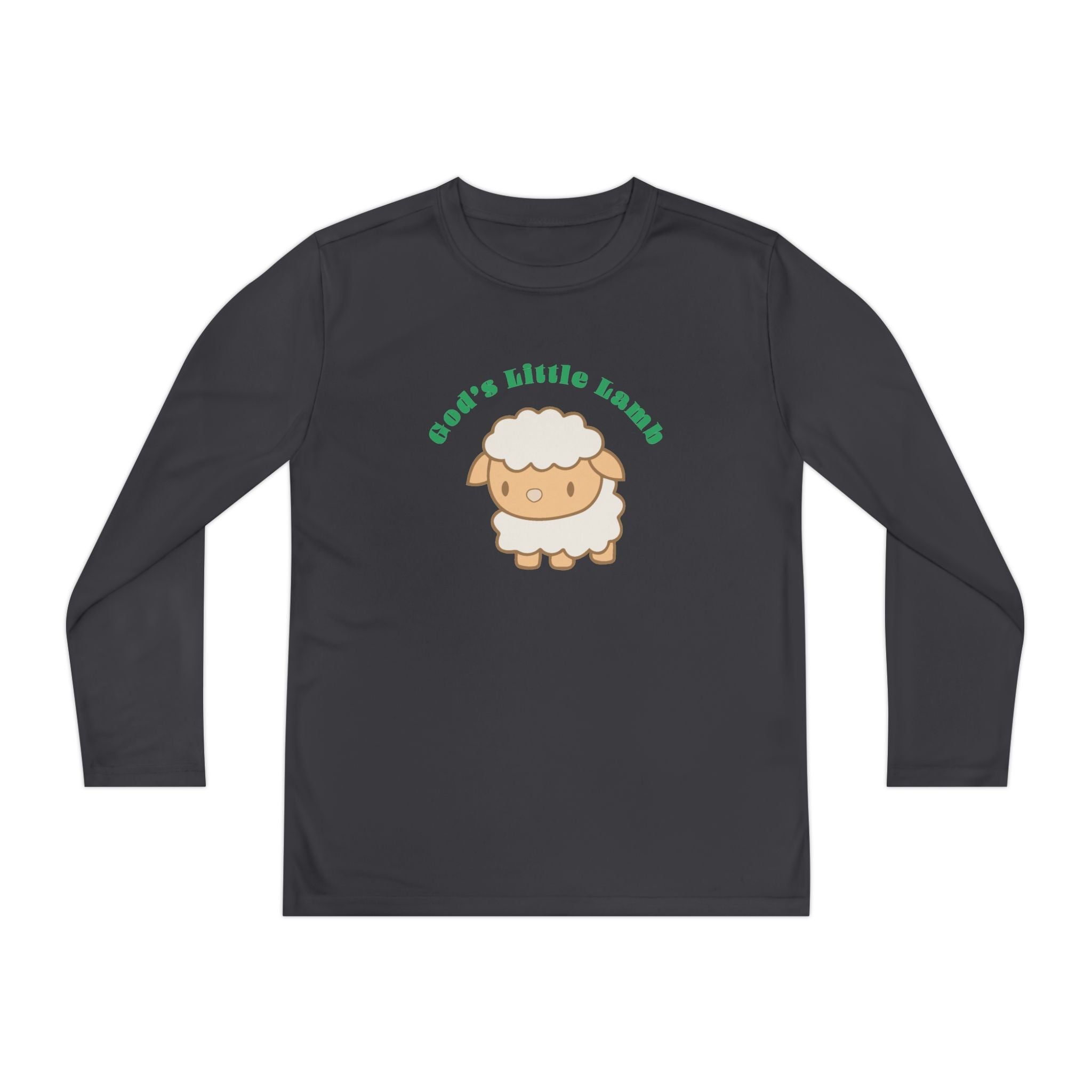 Faith Based Youth Long Sleeve T-Shirt - God's Little Lamb | Kids clothes by atgodanddesigns