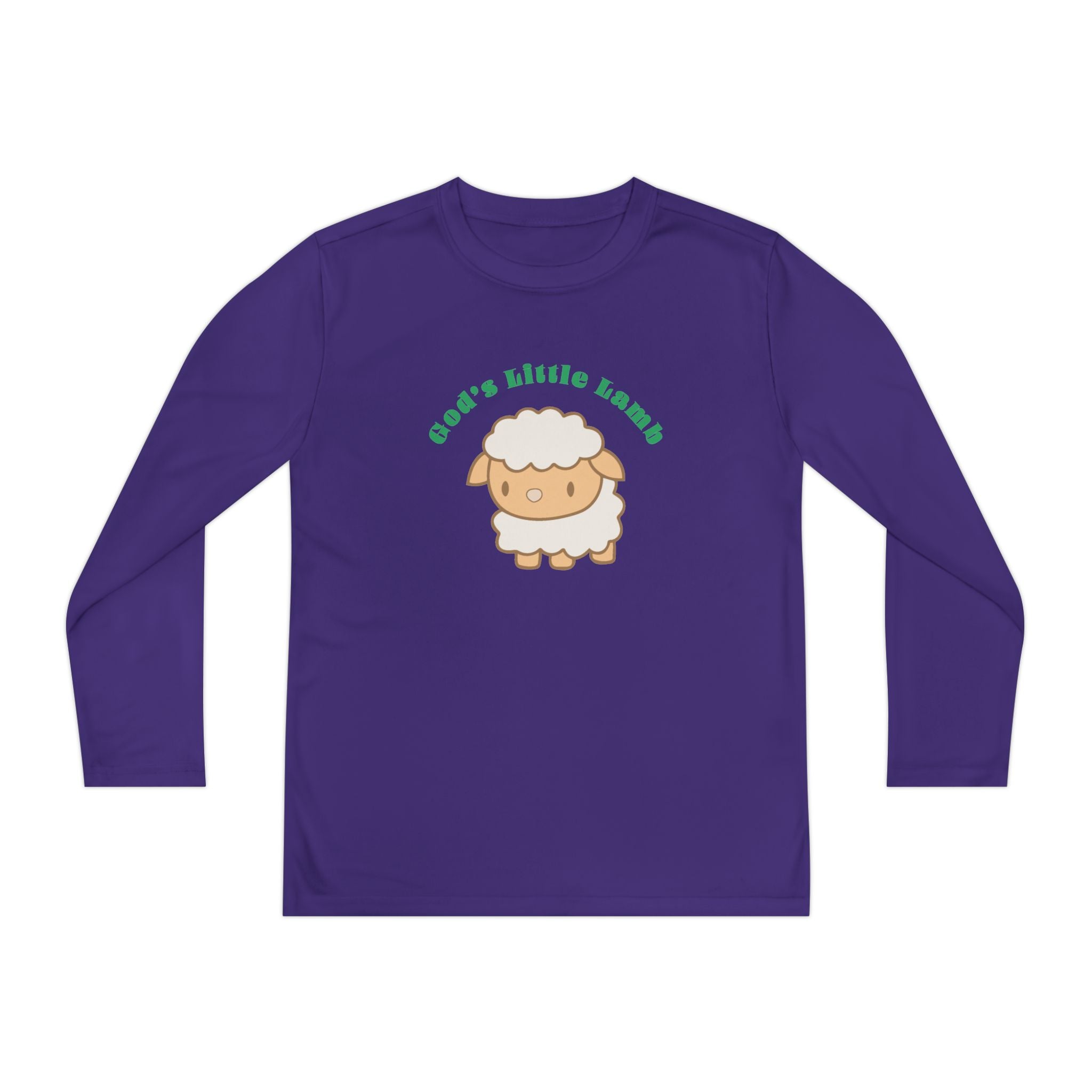 Faith Based Youth Long Sleeve T-Shirt - God's Little Lamb | Kids clothes by atgodanddesigns