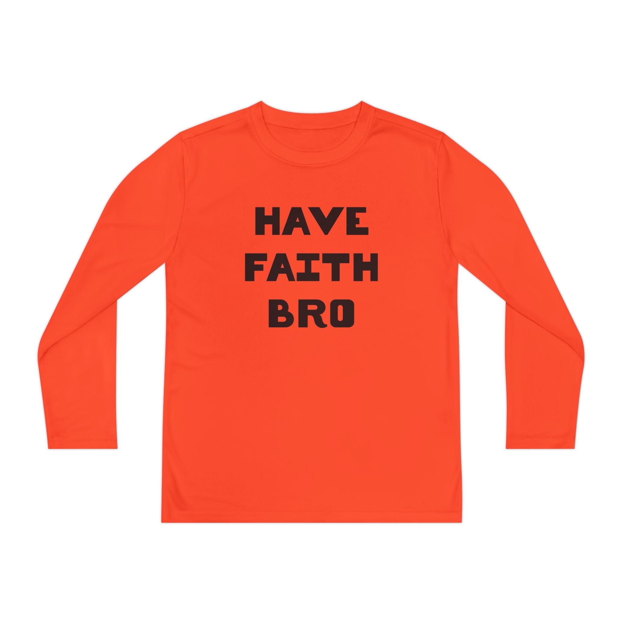 Faith Based Youth Long Sleeve T-Shirt - Have Faith Bro | Kids clothes by atgodanddesigns