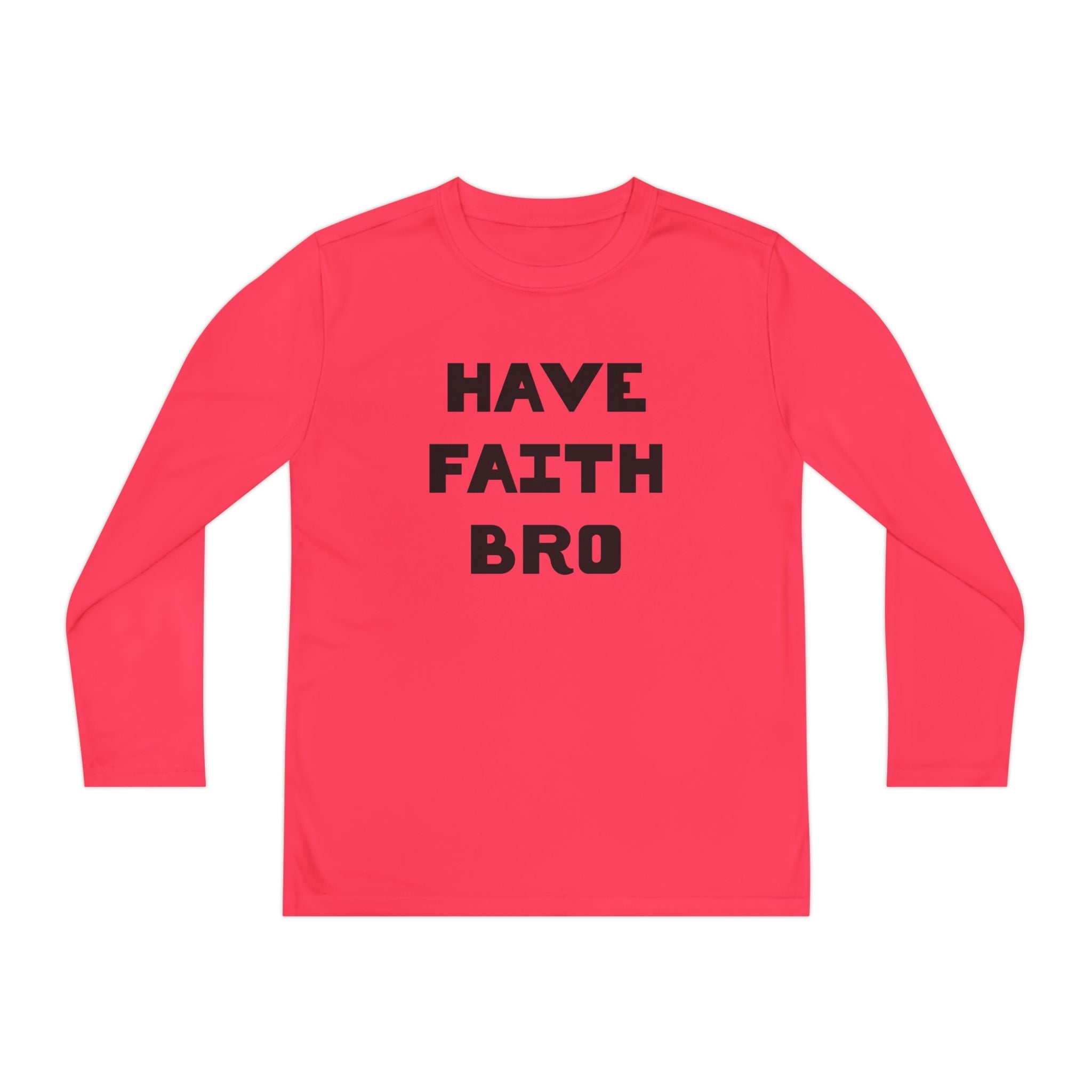 Faith Based Youth Long Sleeve T-Shirt - Have Faith Bro | Kids clothes by atgodanddesigns