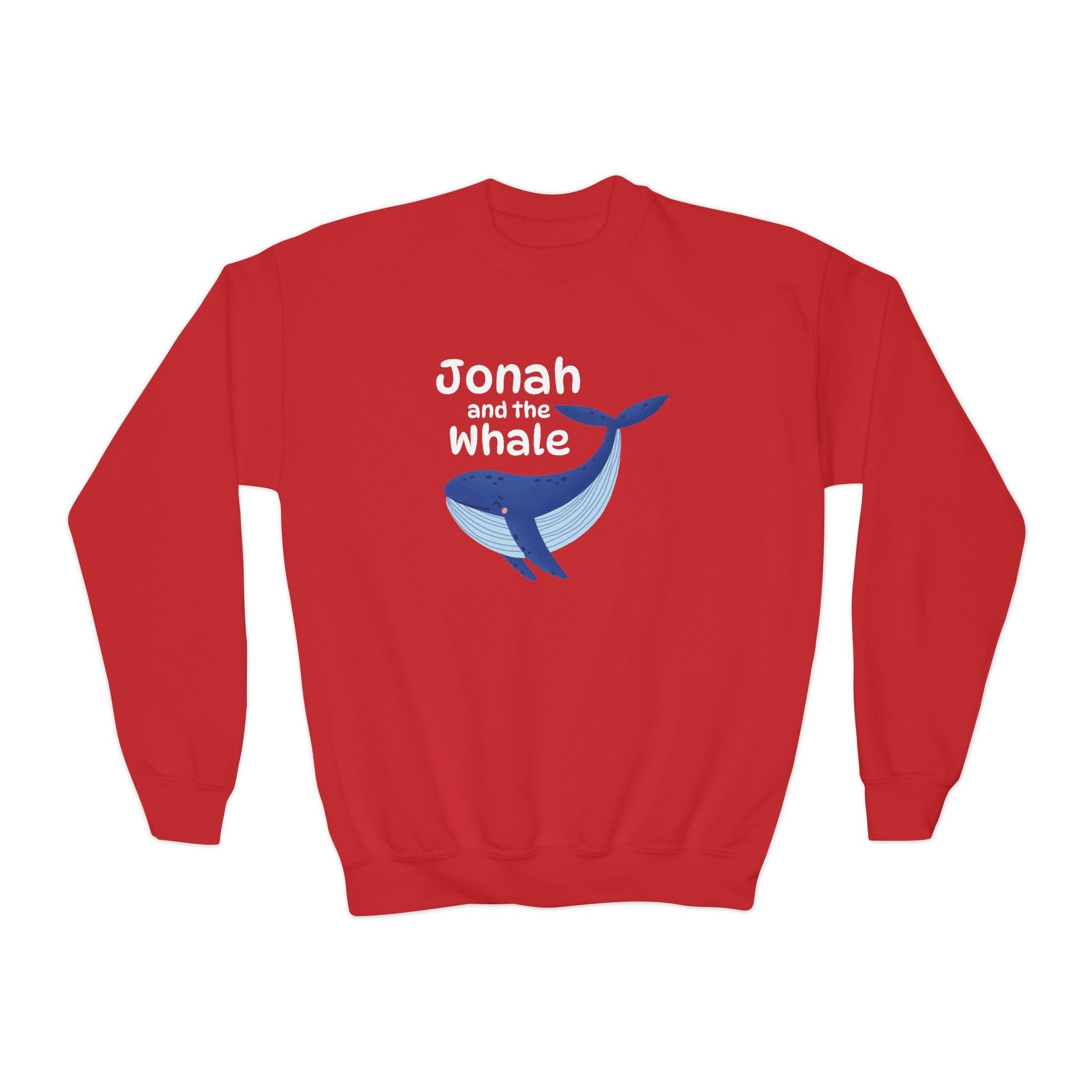 Faith Based Youth Sweatshirt - Jonah And The Whale | Kids clothes by atgodanddesigns
