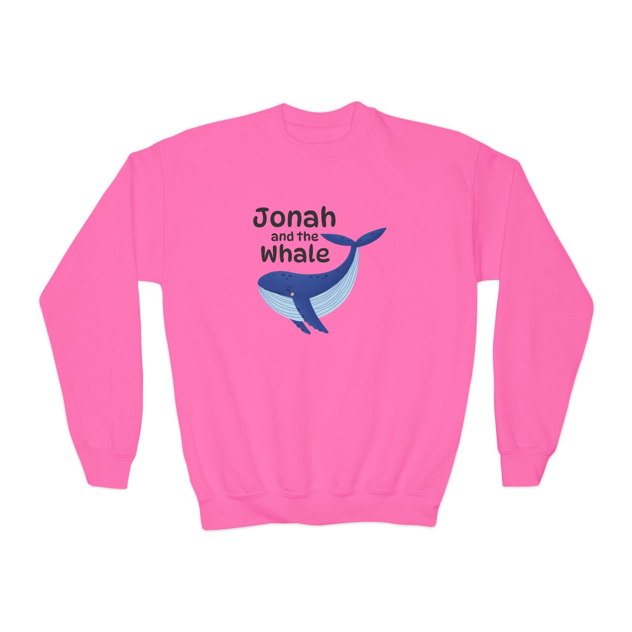 Faith Based Youth Sweatshirt - Jonah And The Whale | Kids clothes by atgodanddesigns