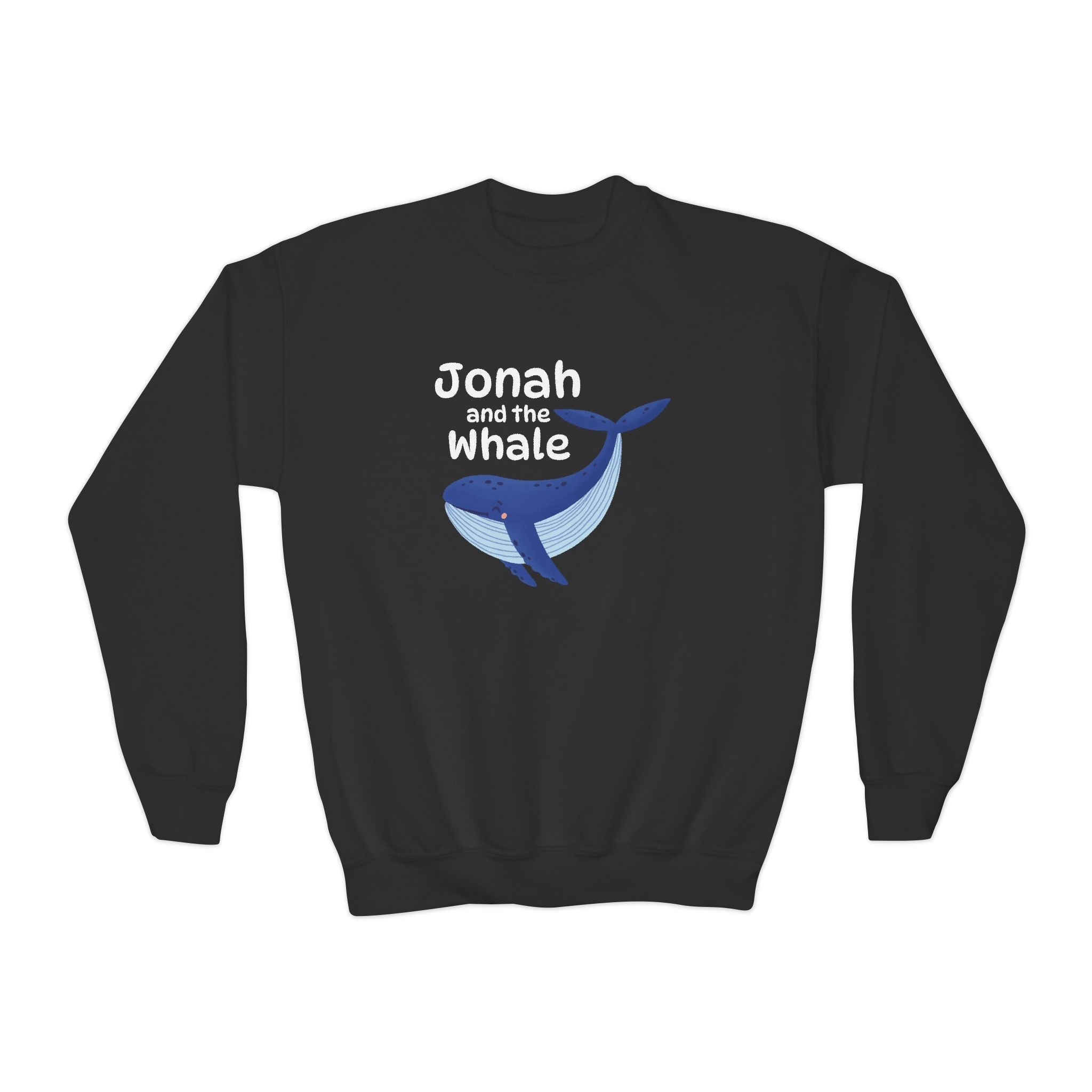 Faith Based Youth Sweatshirt - Jonah And The Whale | Kids clothes by atgodanddesigns