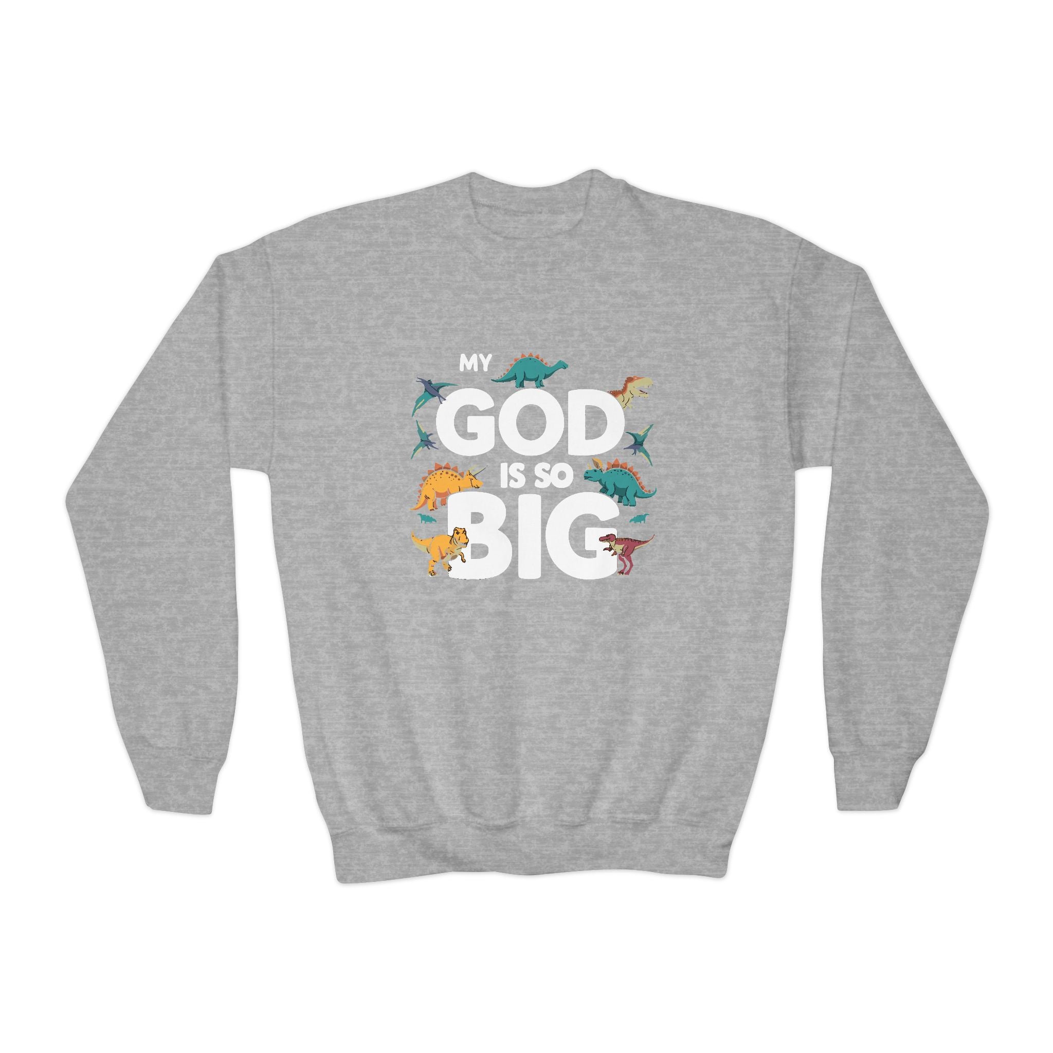 Faith Based Youth Sweatshirt - My God Is So Big | Kids clothes by atgodanddesigns