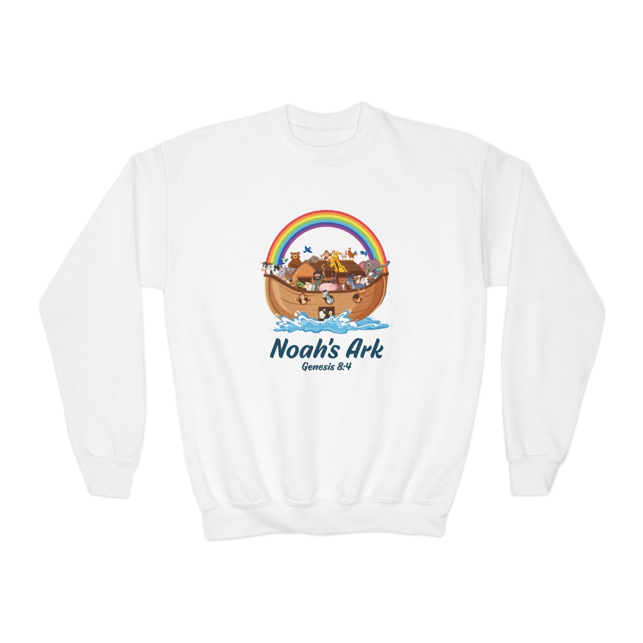 Faith Based Youth Sweatshirt - Noah's Ark | Kids clothes by atgodanddesigns