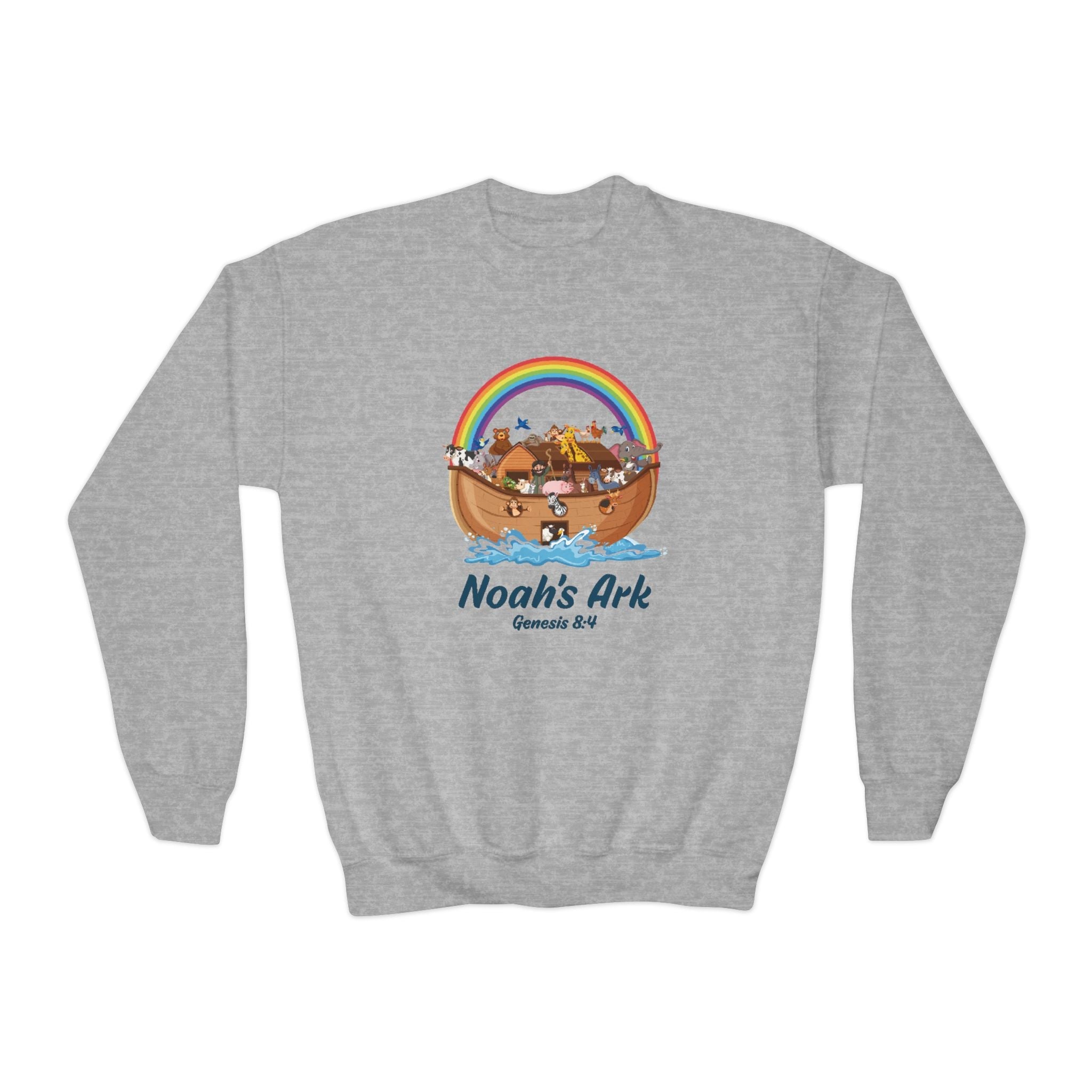 Faith Based Youth Sweatshirt - Noah's Ark | Kids clothes by atgodanddesigns