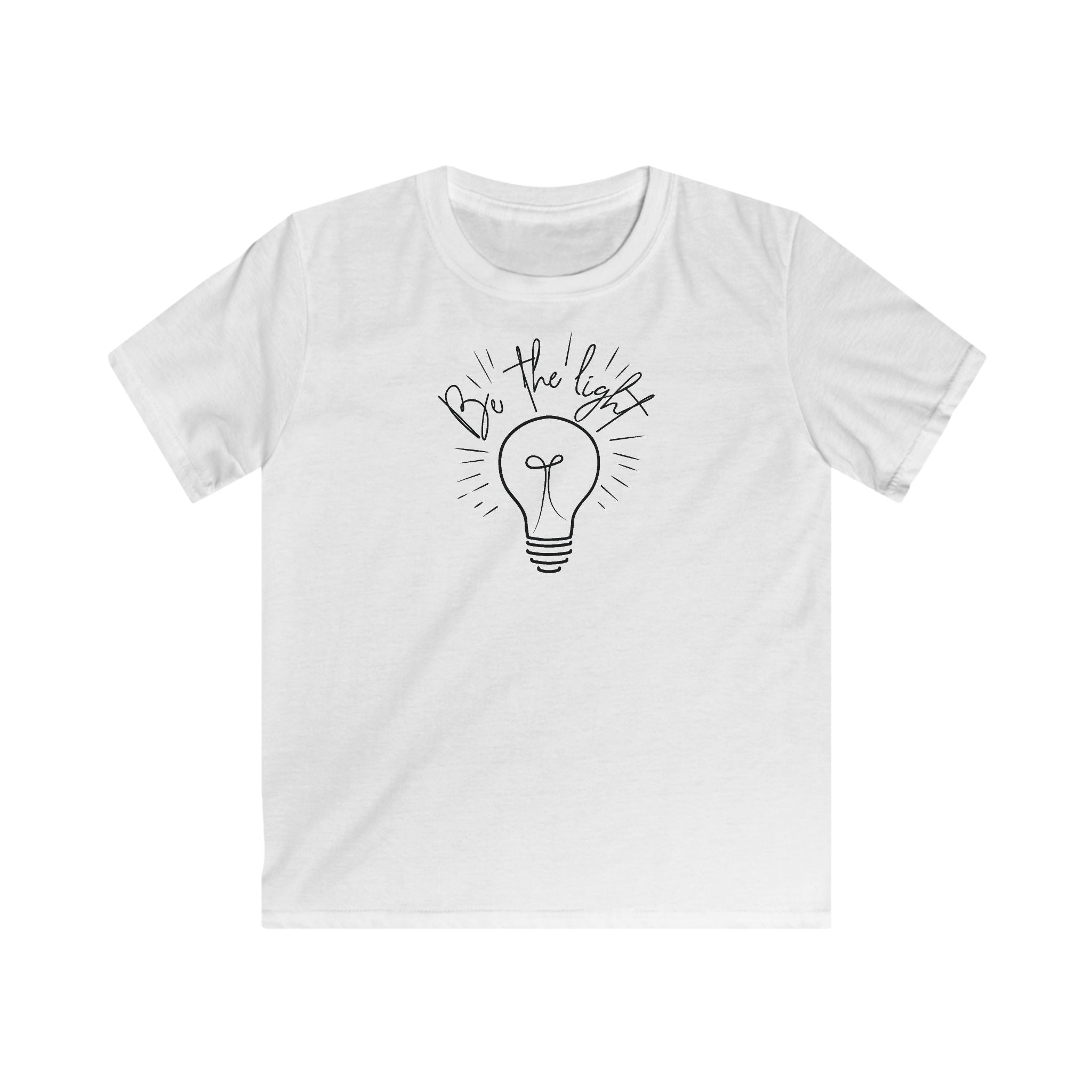Faith Based Youth T-Shirt - Be the Light | Kids clothes by atgodanddesigns