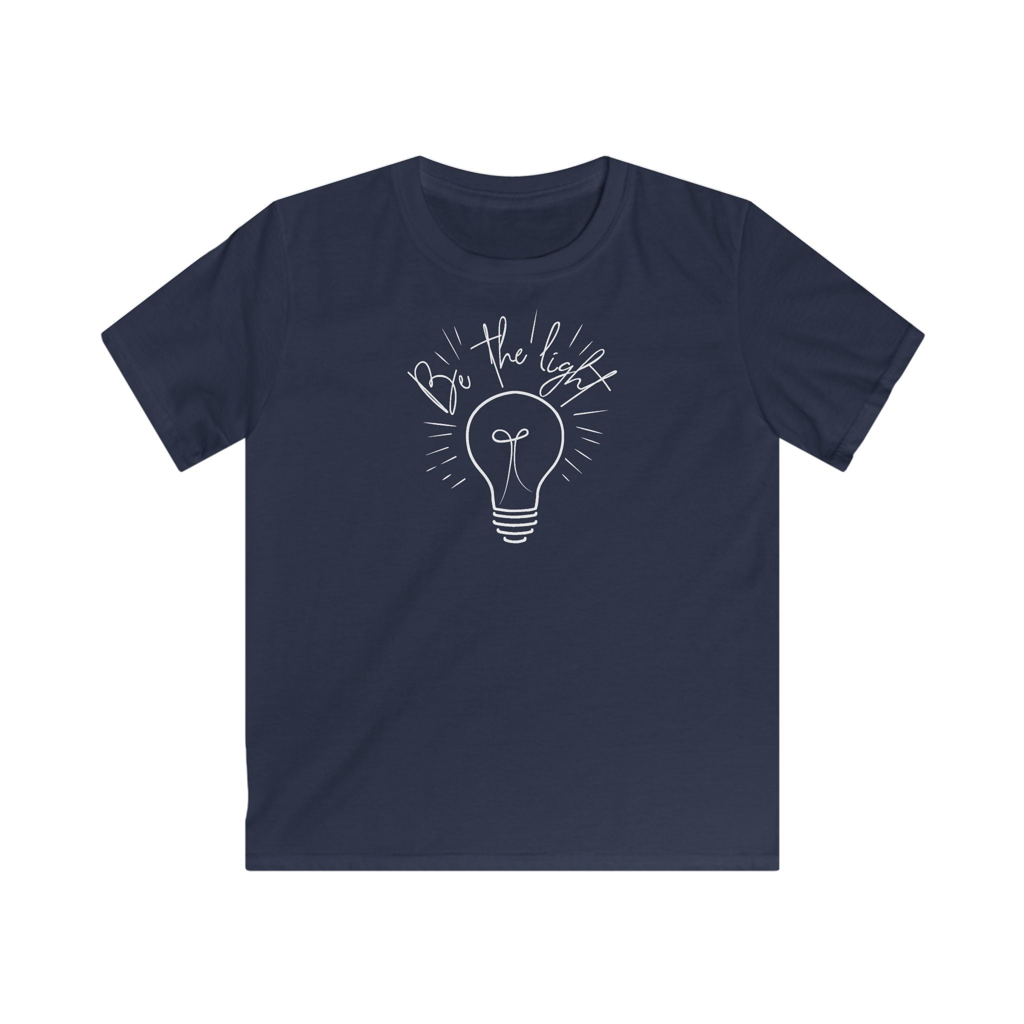 Faith Based Youth T-Shirt - Be the Light | Kids clothes by atgodanddesigns