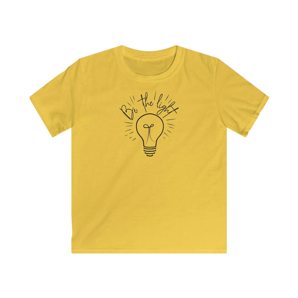 Faith Based Youth T-Shirt - Be the Light | Kids clothes by atgodanddesigns