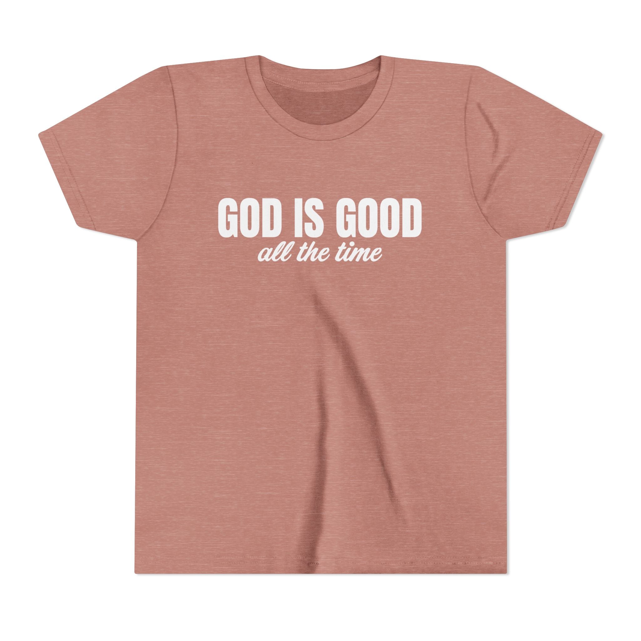 Faith Based Youth T-Shirt - God Is Good All The Time | Kids clothes by atgodanddesigns