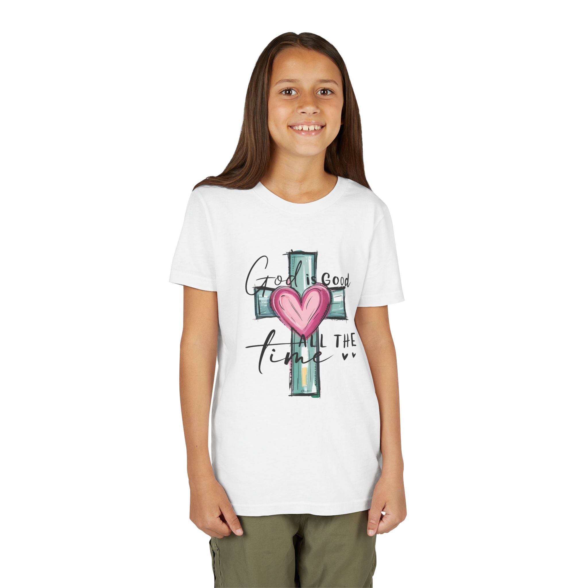 Faith Based Youth T-Shirt - God Is Good All The Time | Kids clothes by atgodanddesigns