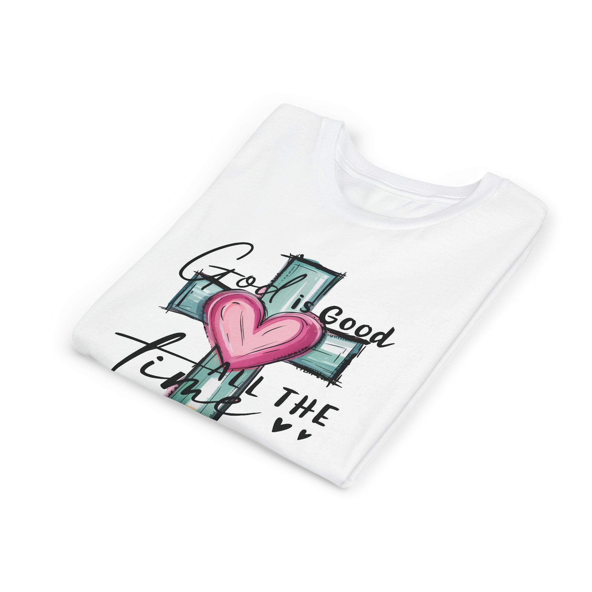 Faith Based Youth T-Shirt - God Is Good All The Time | Kids clothes by atgodanddesigns