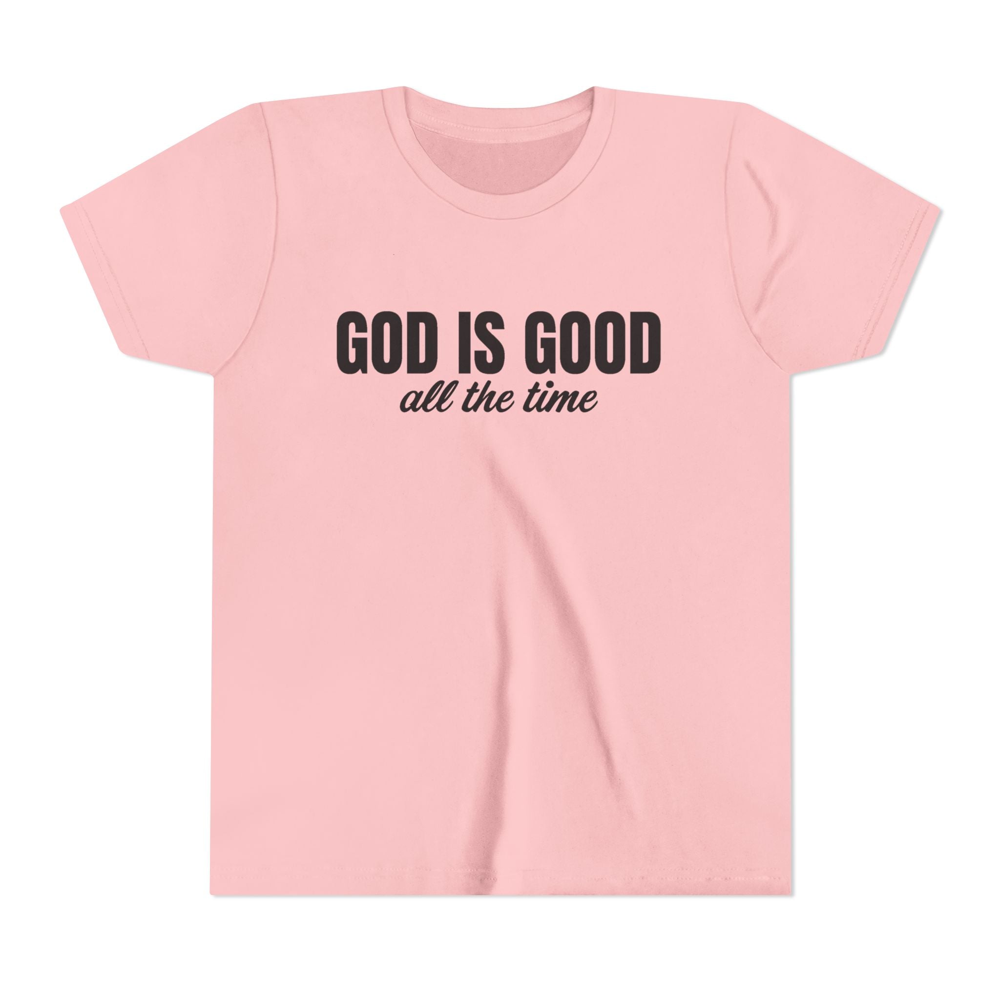 Faith Based Youth T-Shirt - God Is Good All The Time | Kids clothes by atgodanddesigns