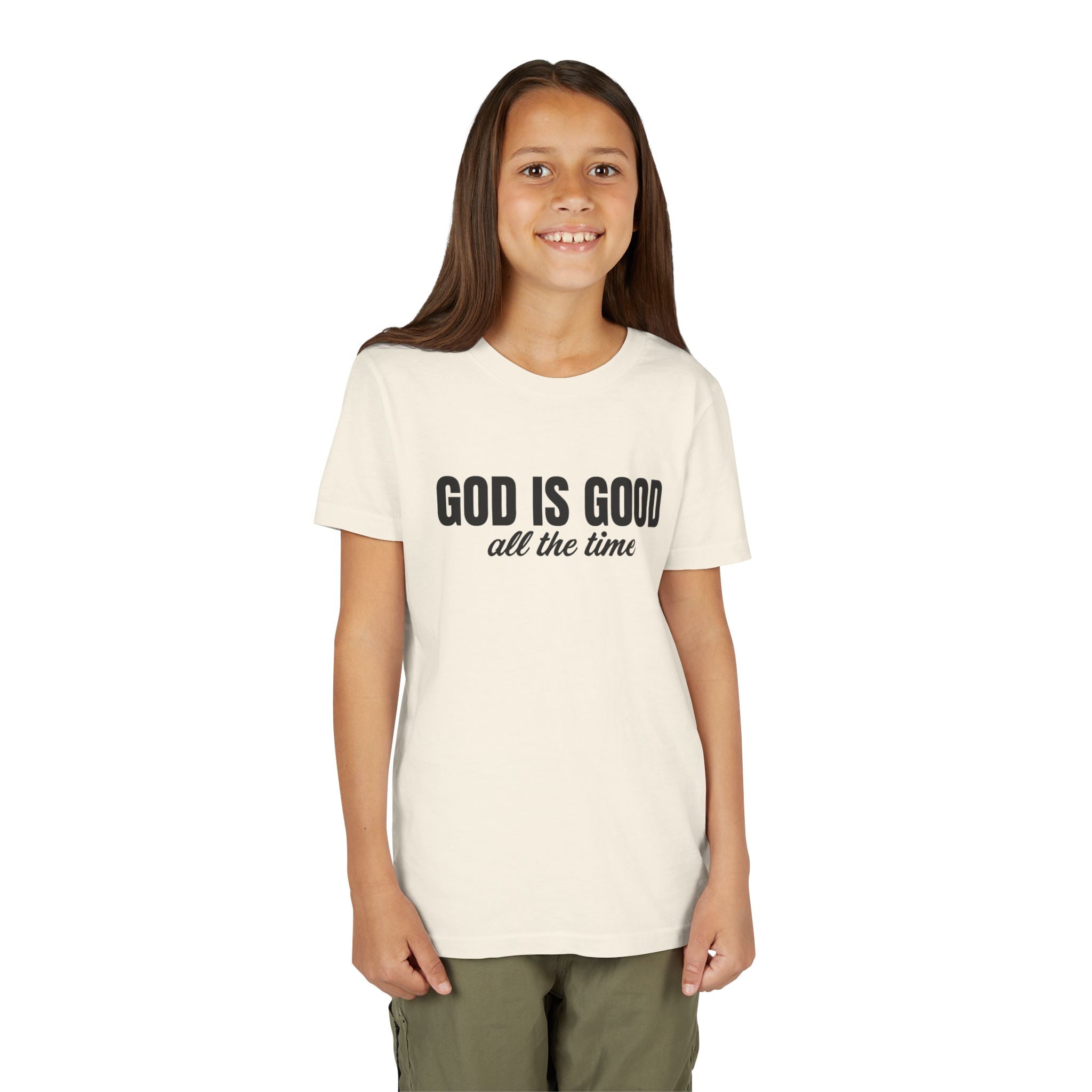 Faith Based Youth T-Shirt - God Is Good All The Time | Kids clothes by atgodanddesigns
